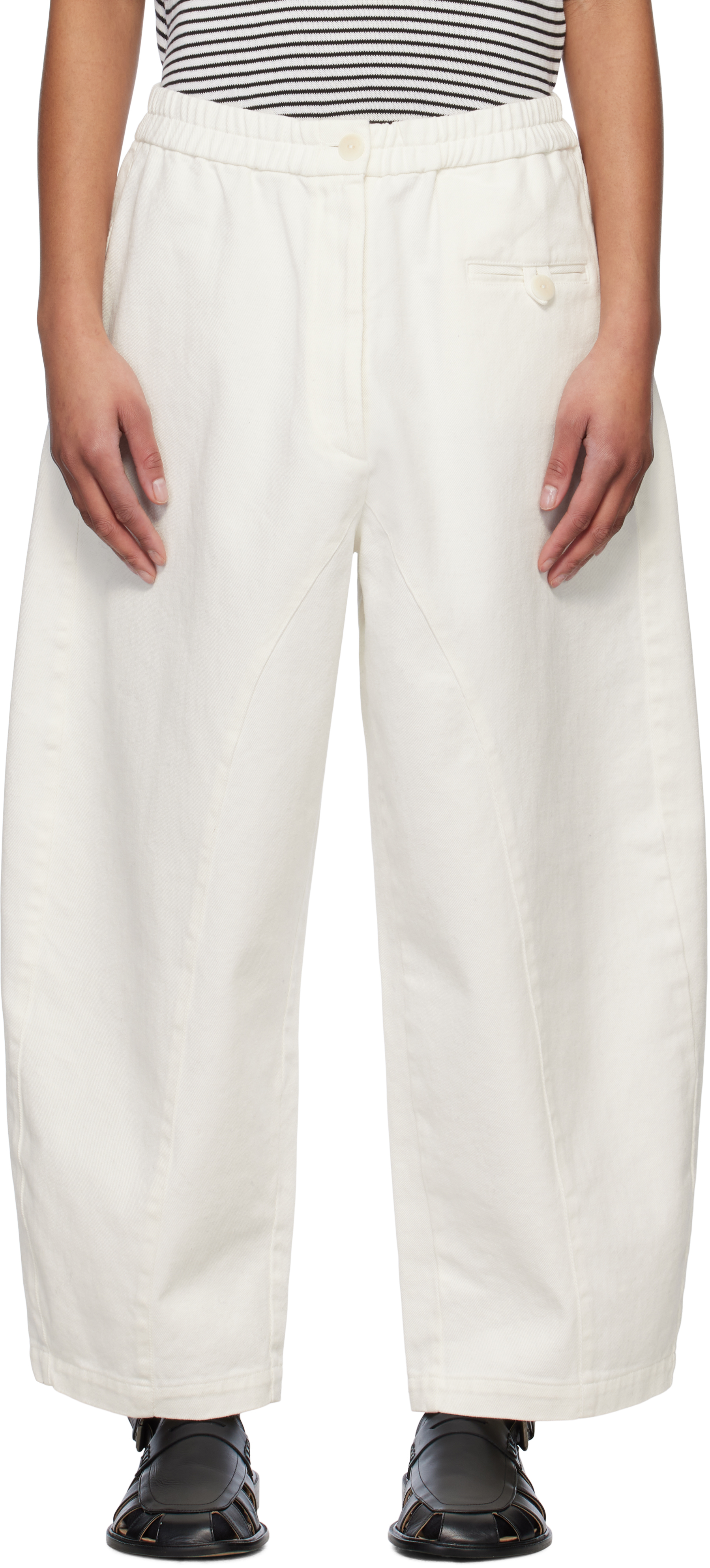 Off-White Curved Pocket Trousers