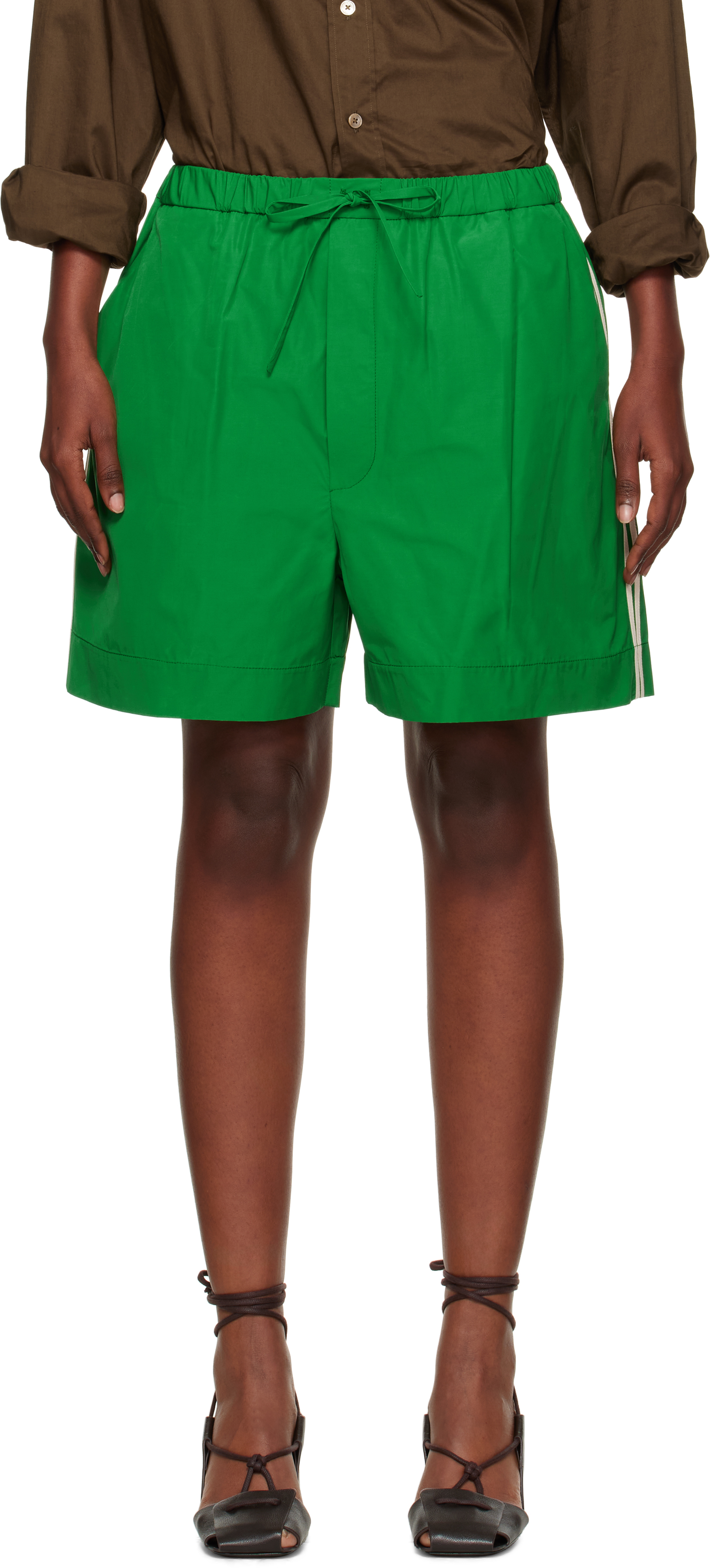 Cordera Green Sporty Shorts