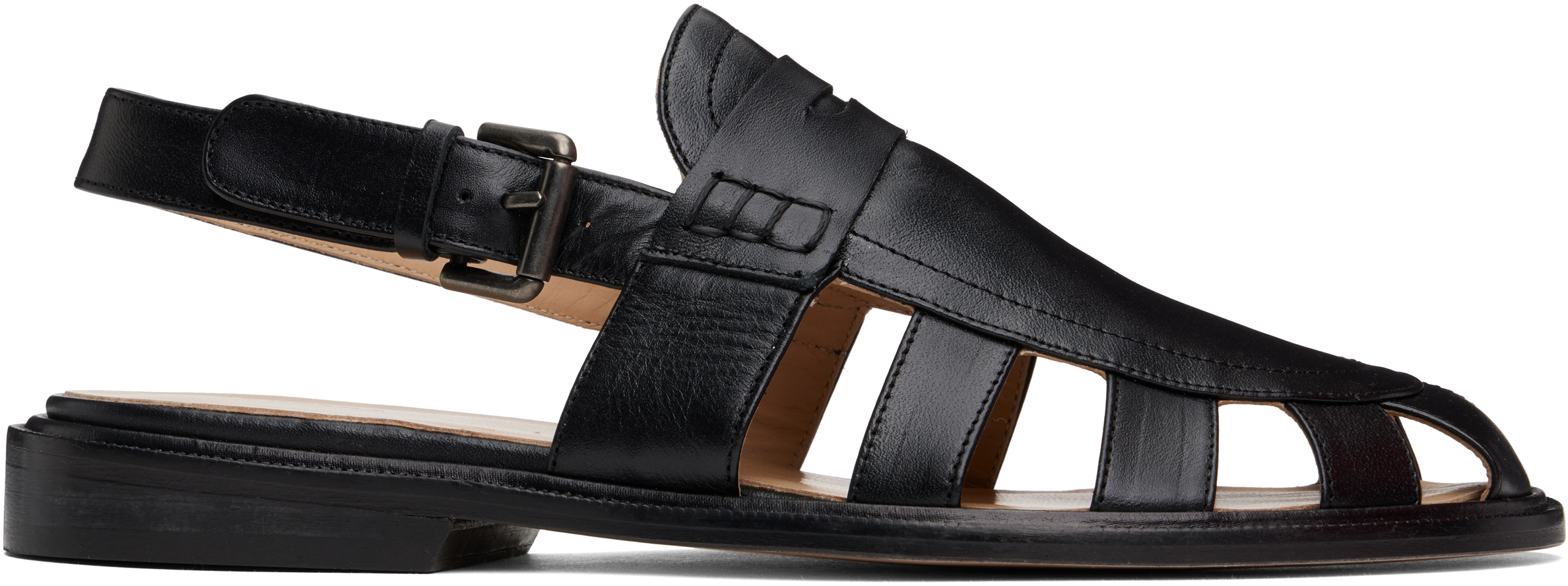 Black Slingback Loafers