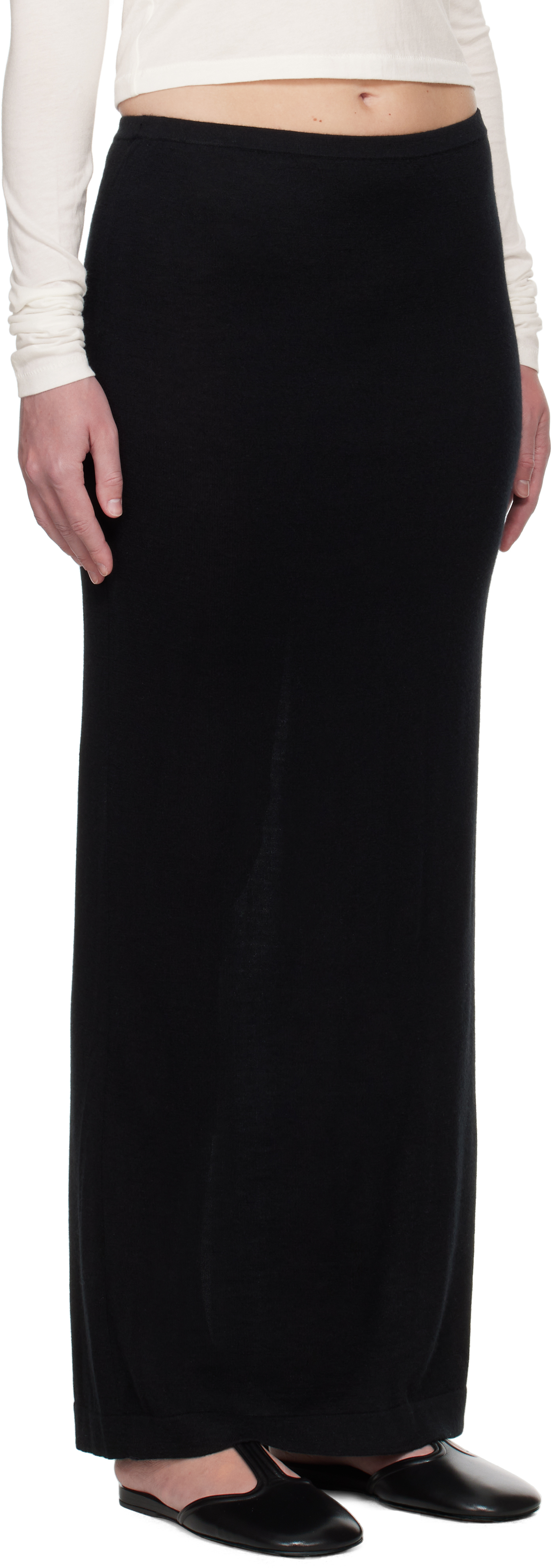 Éterne Black Emma Maxi Skirt In Black