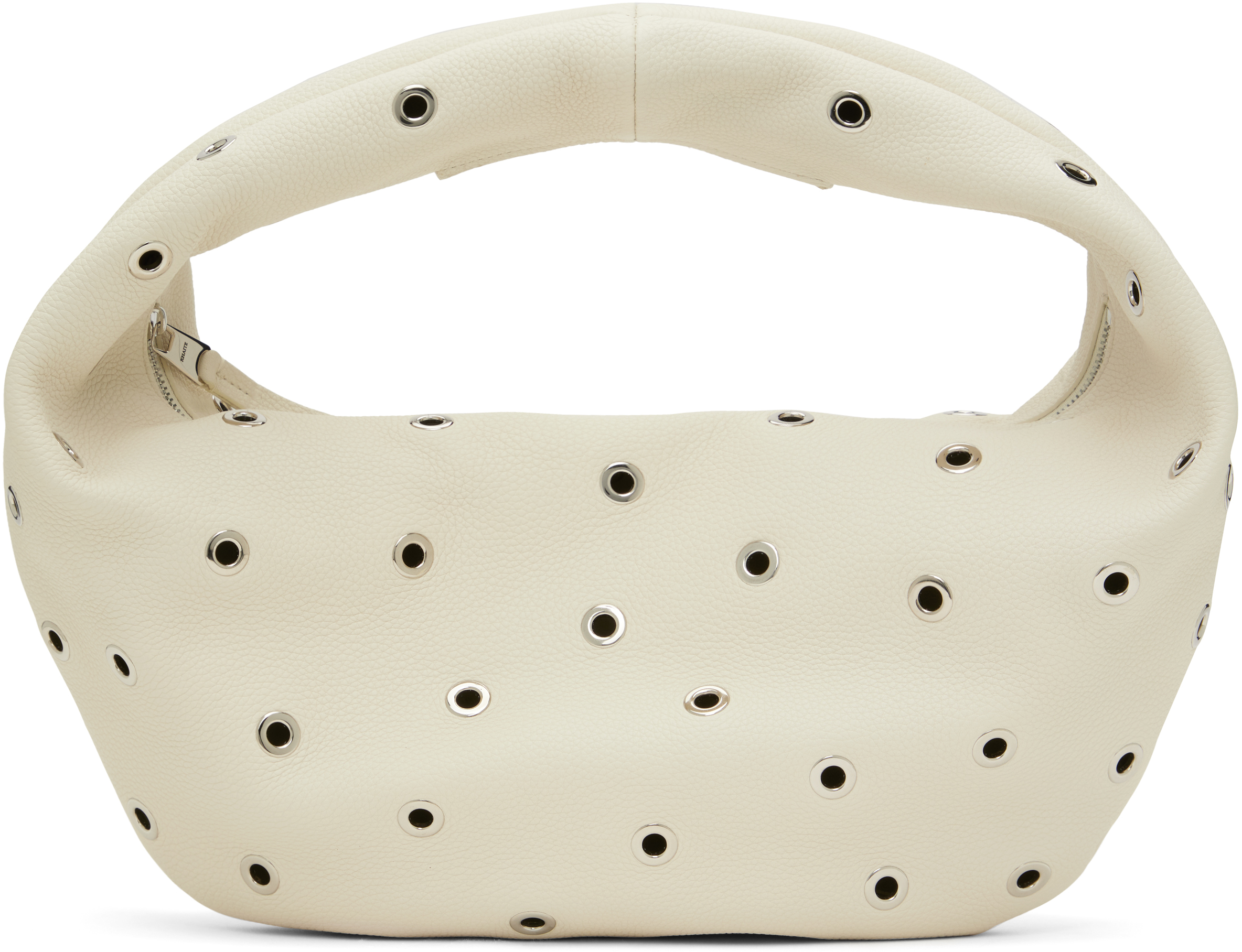 【関税込み】KHAITE オフホワイト ミディアム Olivia バッグ KHAITE: Off-White Medium Olivia Bag | SSENSE