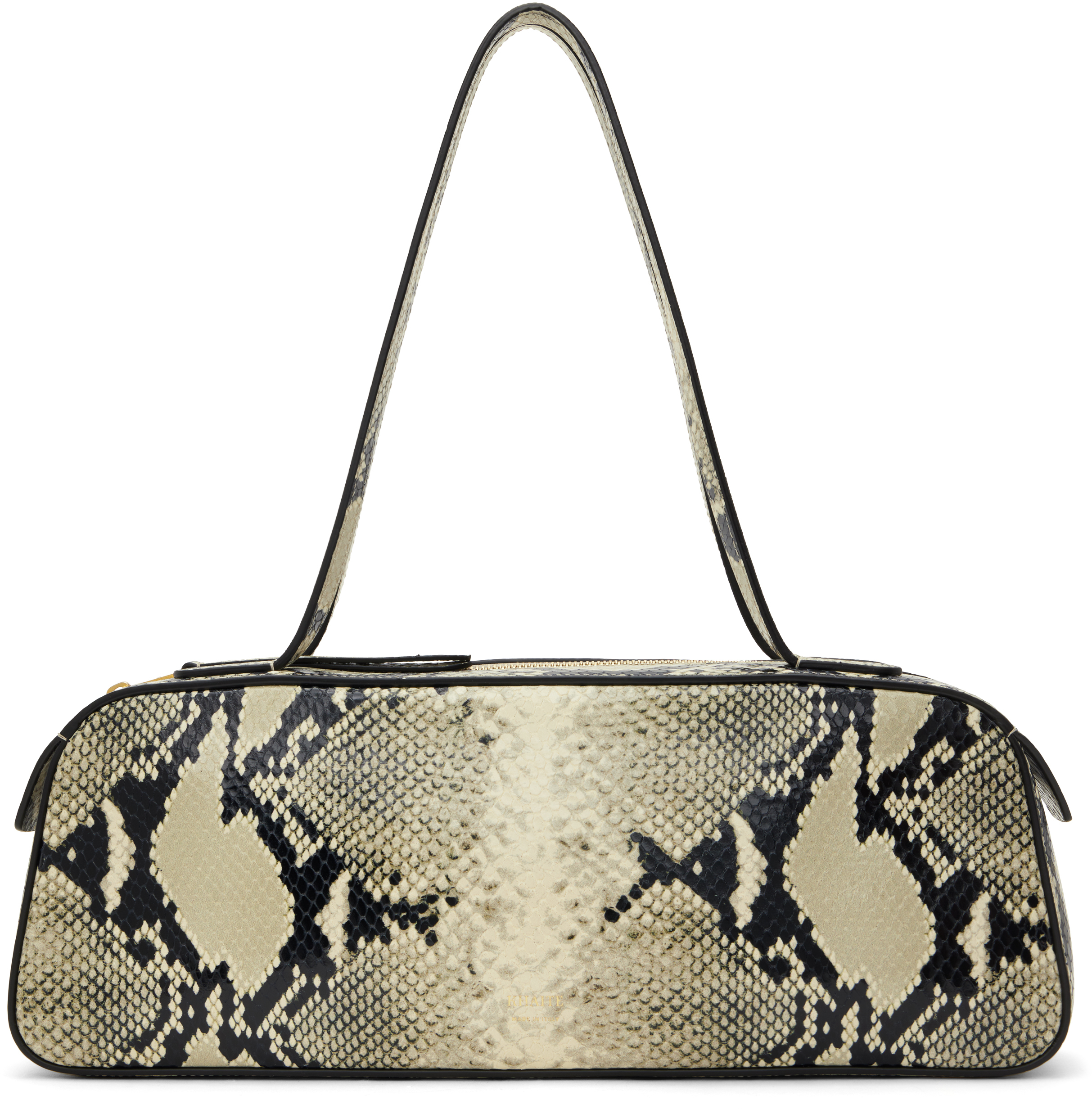 Beige & Black Simona Shoulder Bag