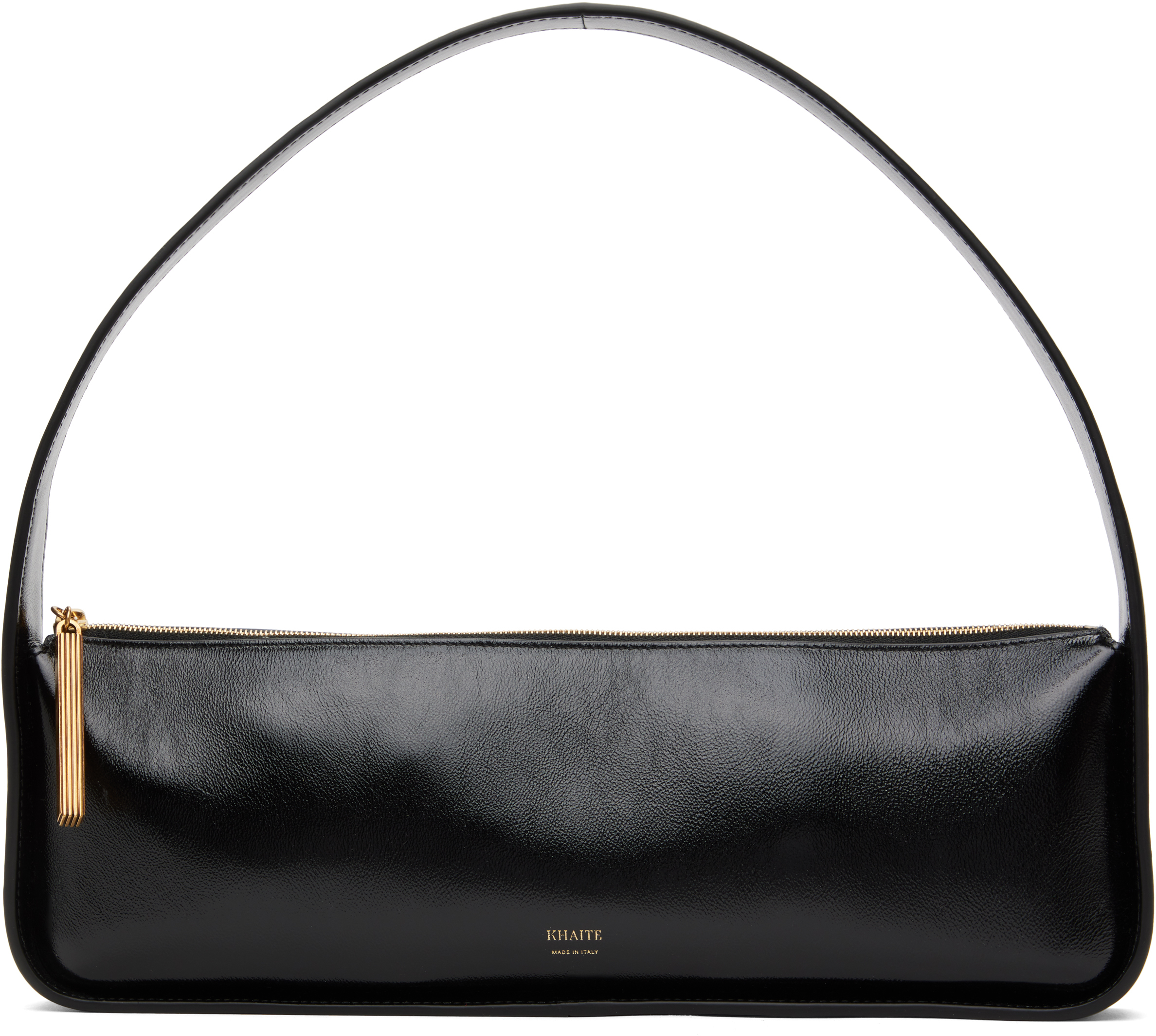 Khaite Black Lori Baguette Bag