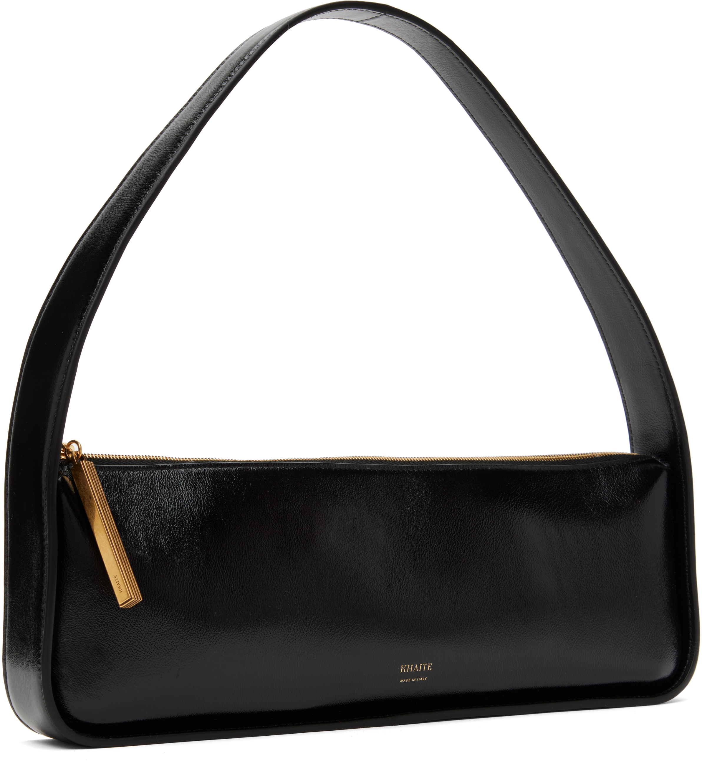 Khaite Lori Crackle Patent Leather Shoulder Bag