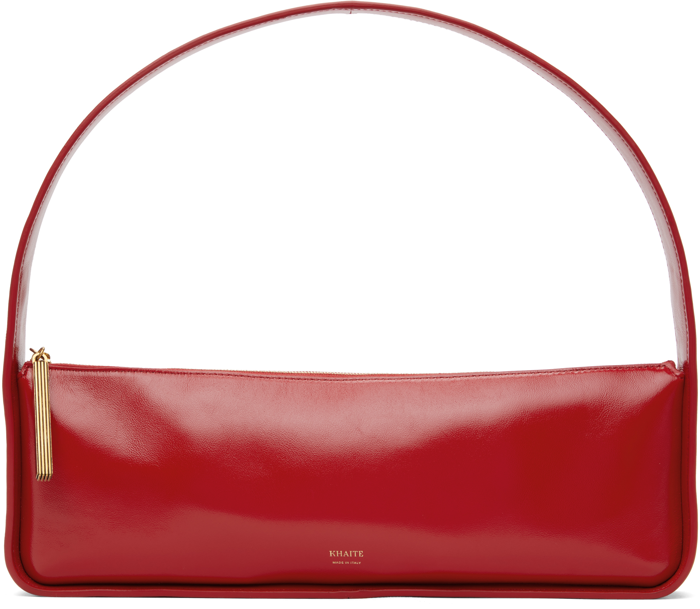 Khaite Red Lori Baguette Bag