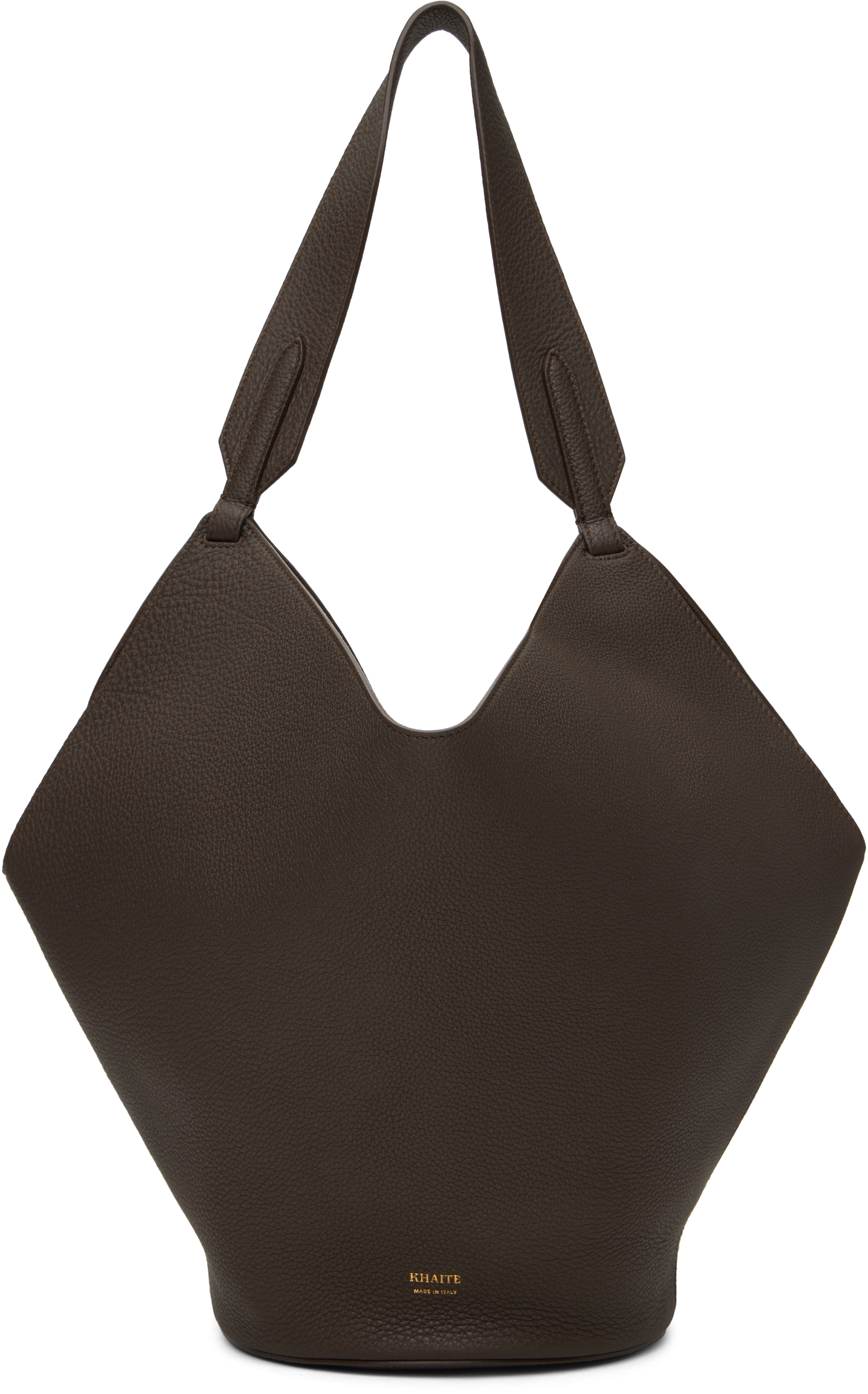 Brown Small Lotus Tote