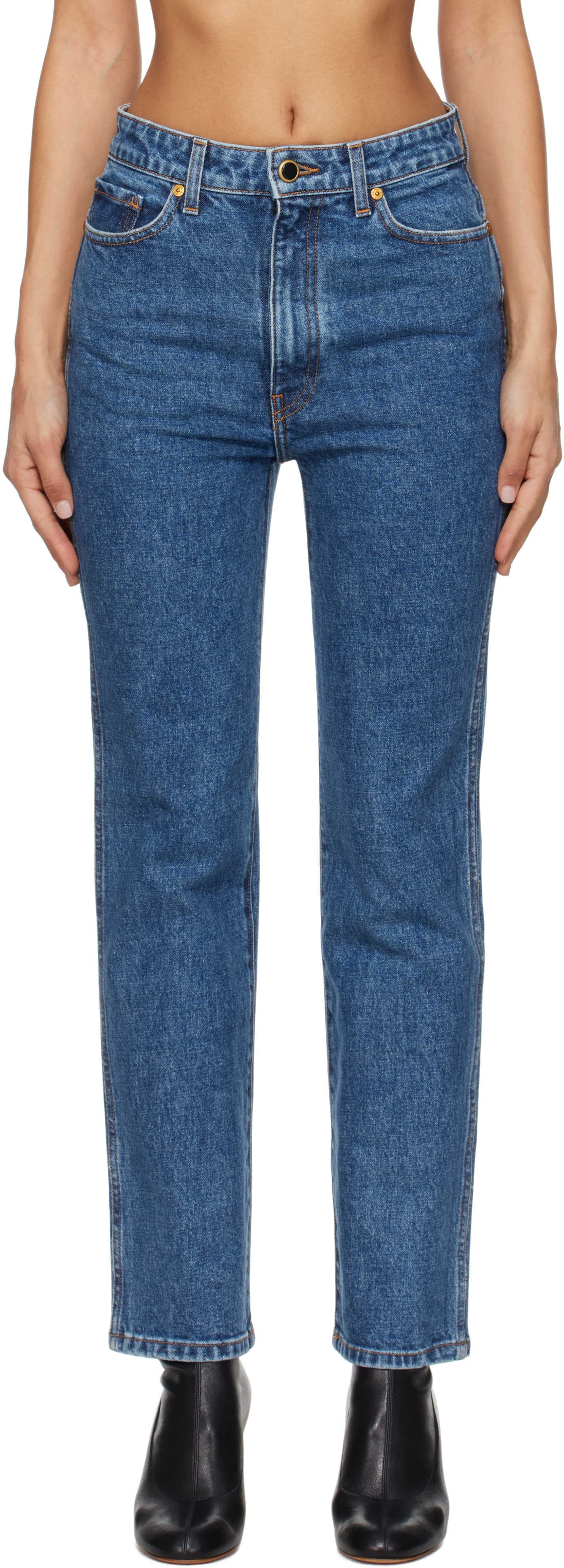 Blue Abigail Stretch Jeans