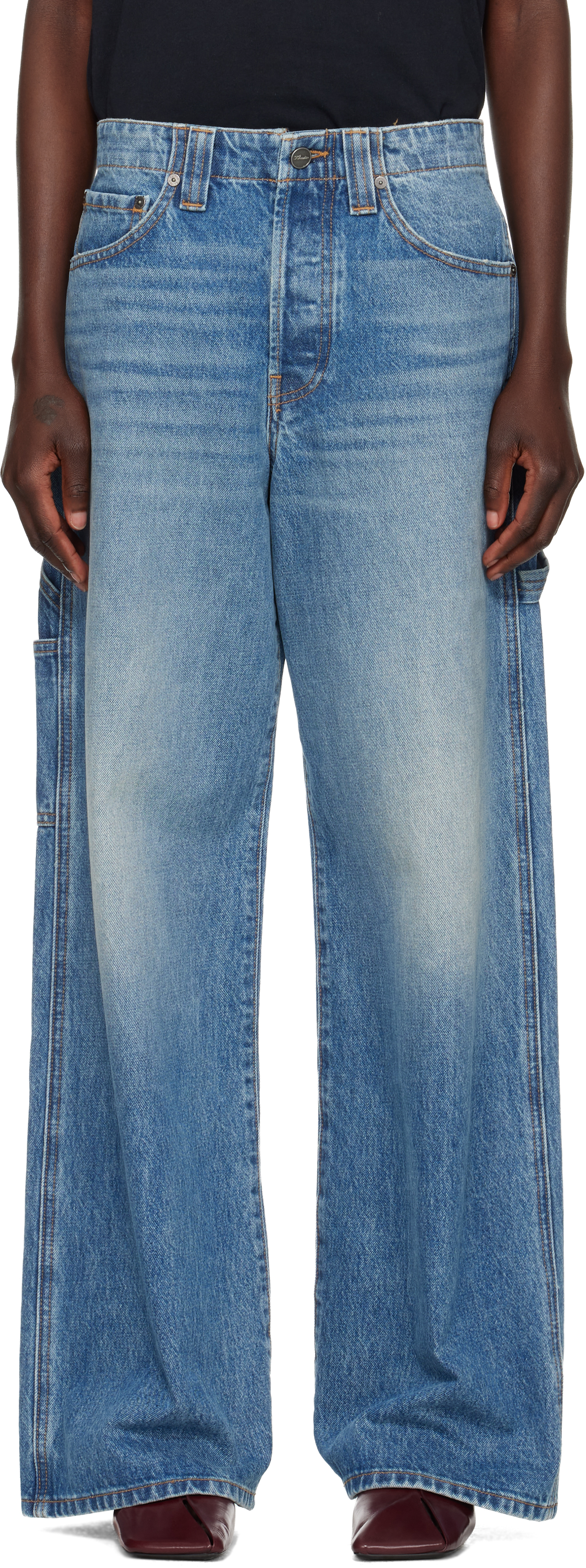 KHAITE BLUE SOWEN JEANS