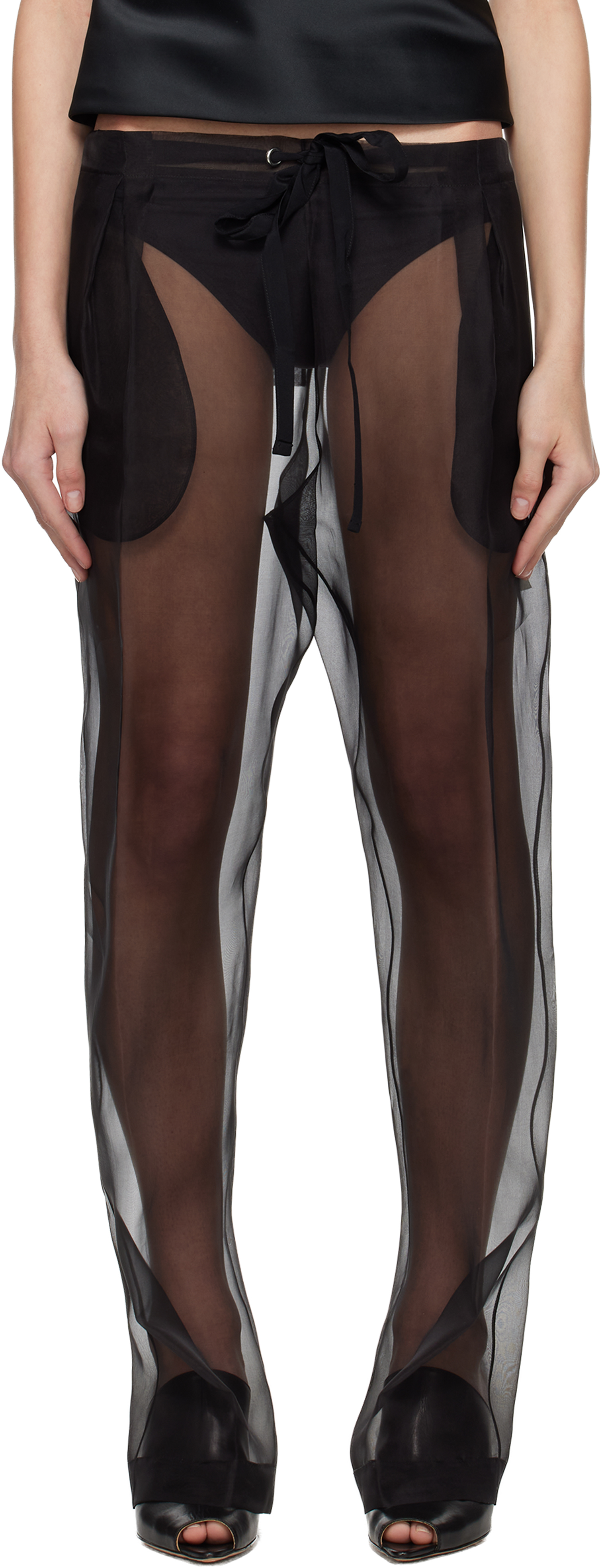 Black Trenton Trousers