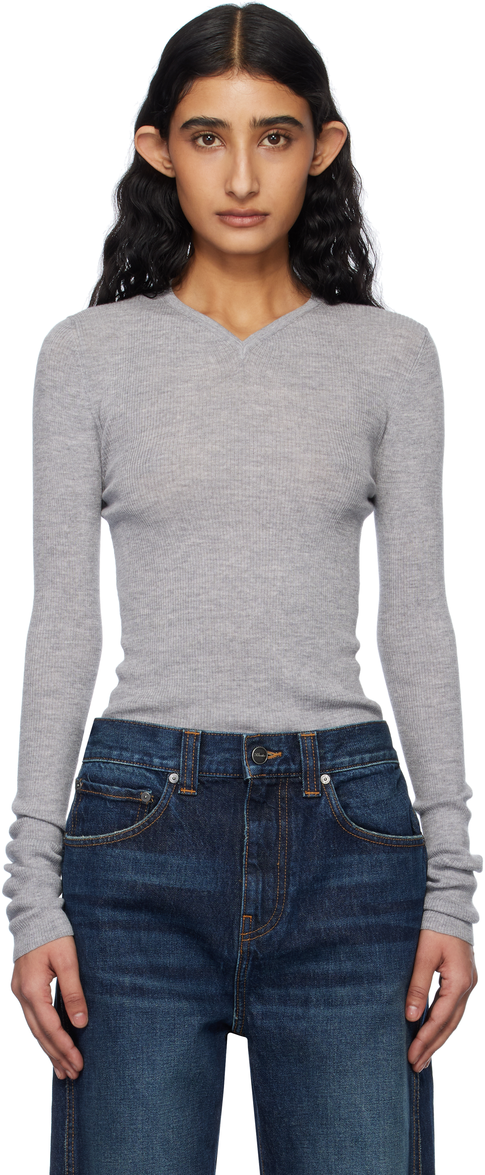Gray Tania Top