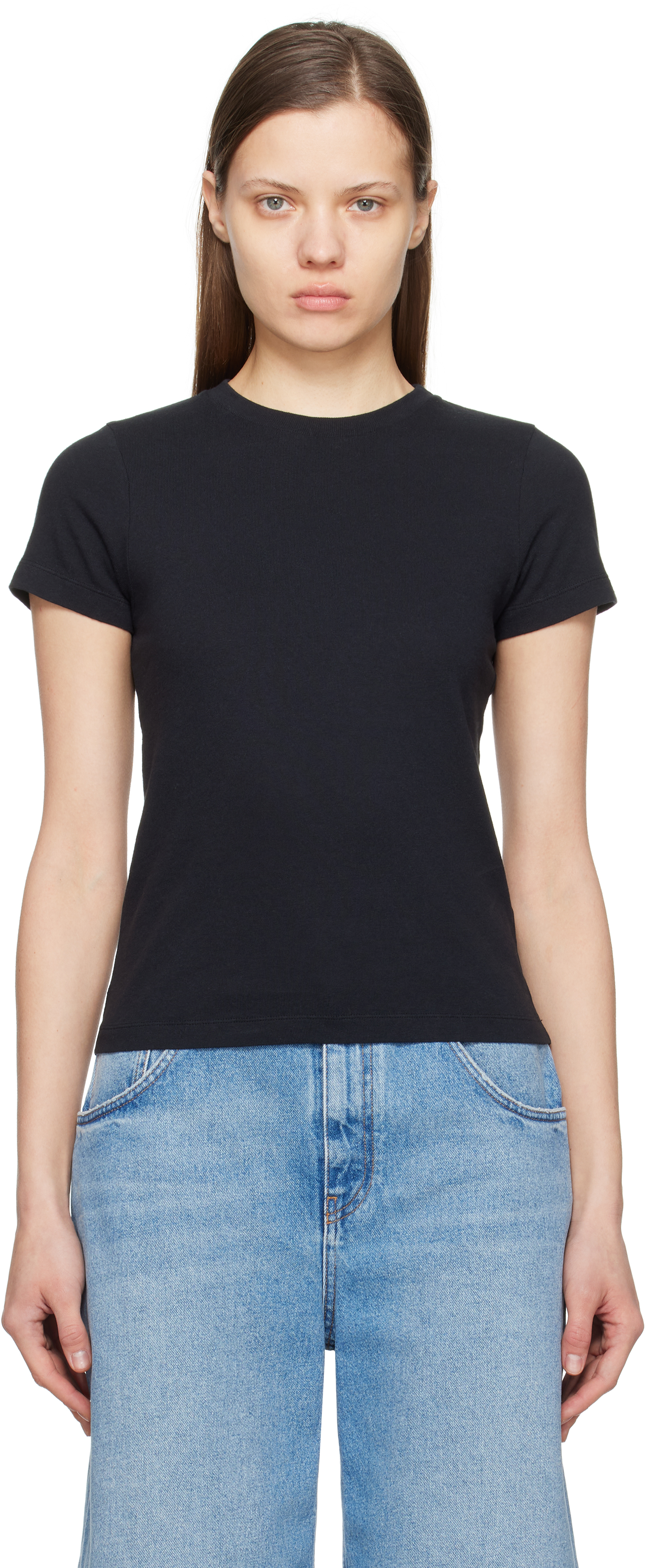 Tシャツ・カットソー KHAITE IVORY COTTON BLEND TOP Women's Designer T-Shirts and Tanks | KHAITE – KHAITE