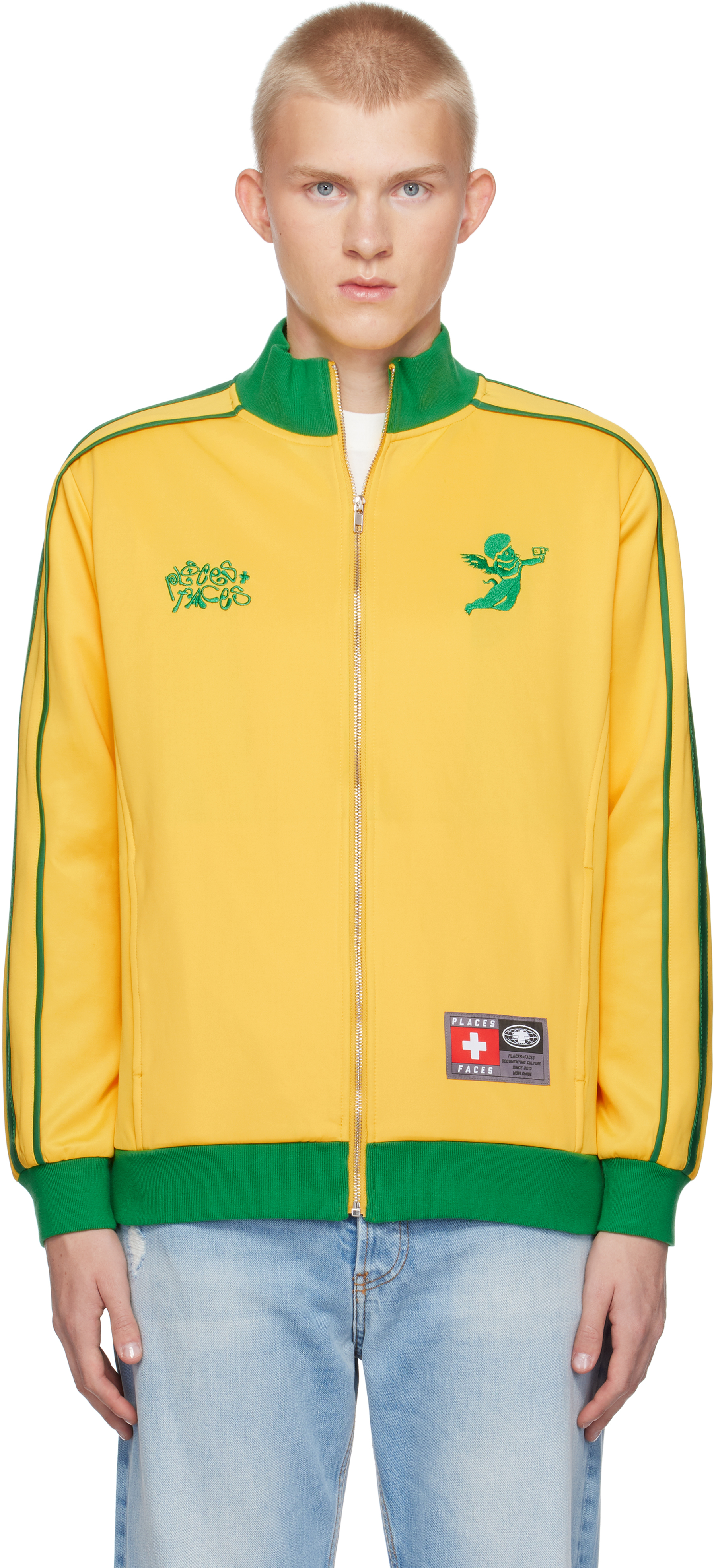 Yellow 
P+F
 FC Track Jacket