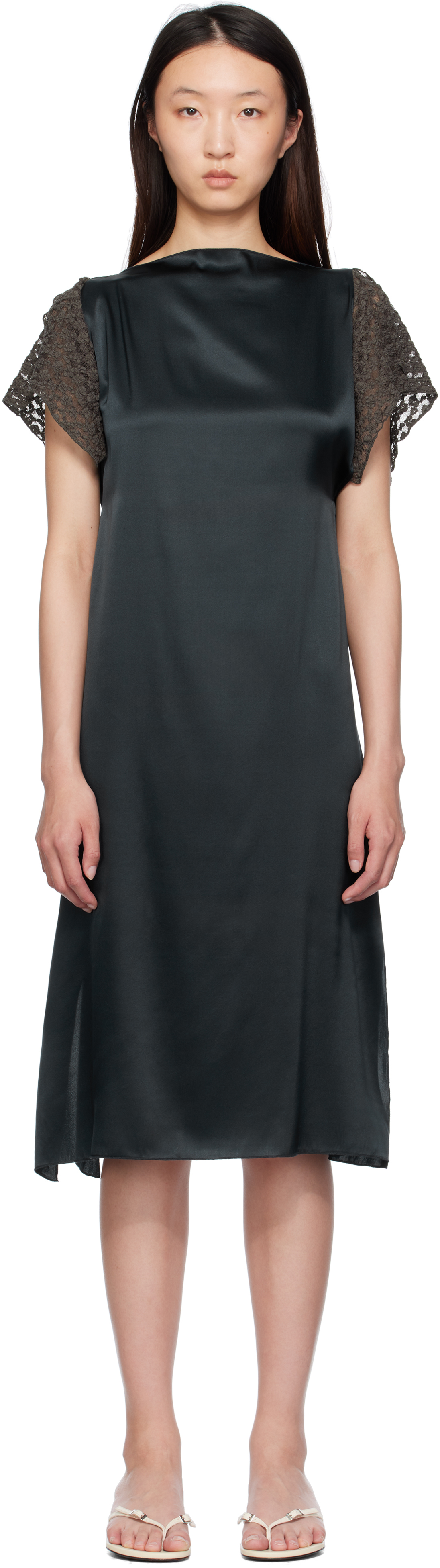 Blue Olin Midi Dress