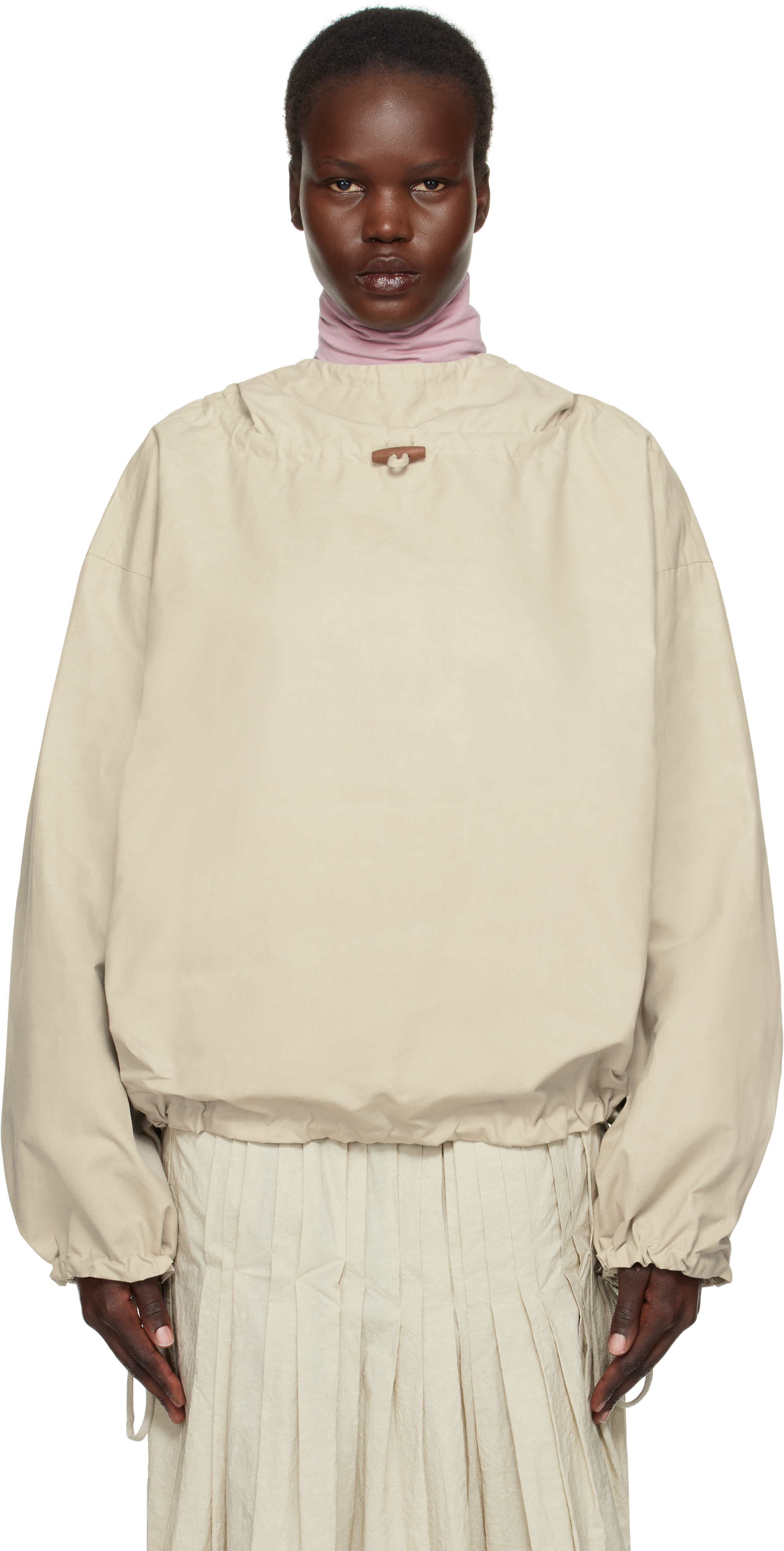 Taupe Even Anorak