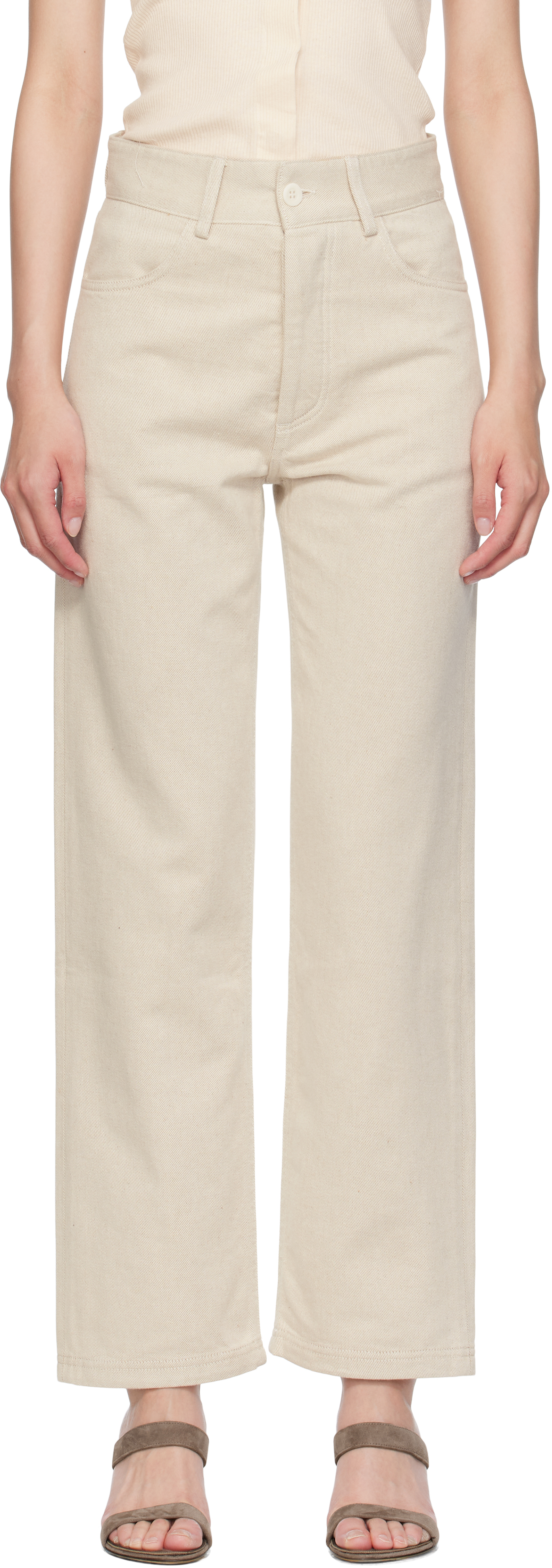 Beige Tajo Jeans