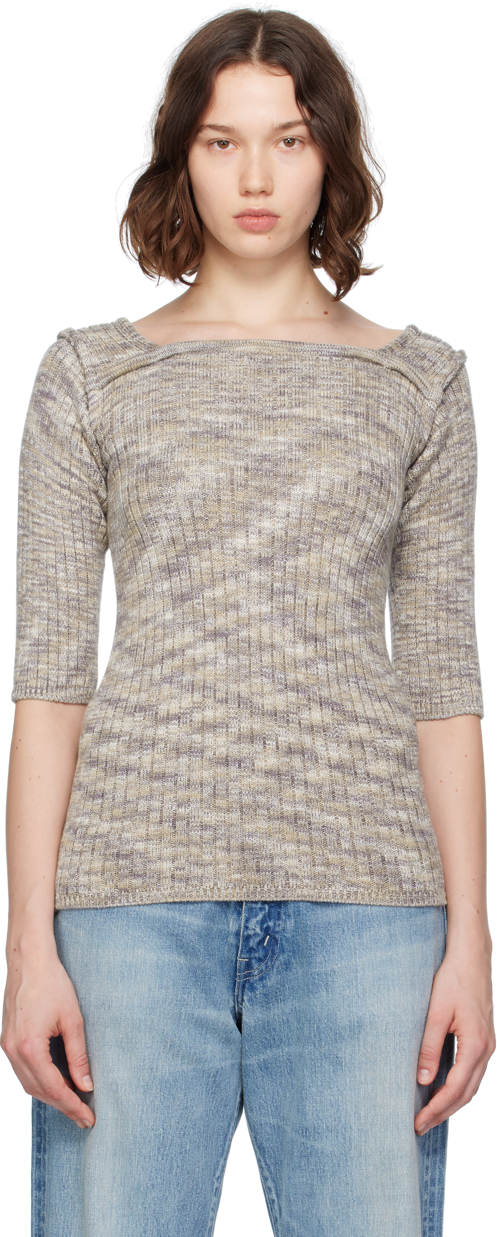 Gray Zampa 3/4 Sweater