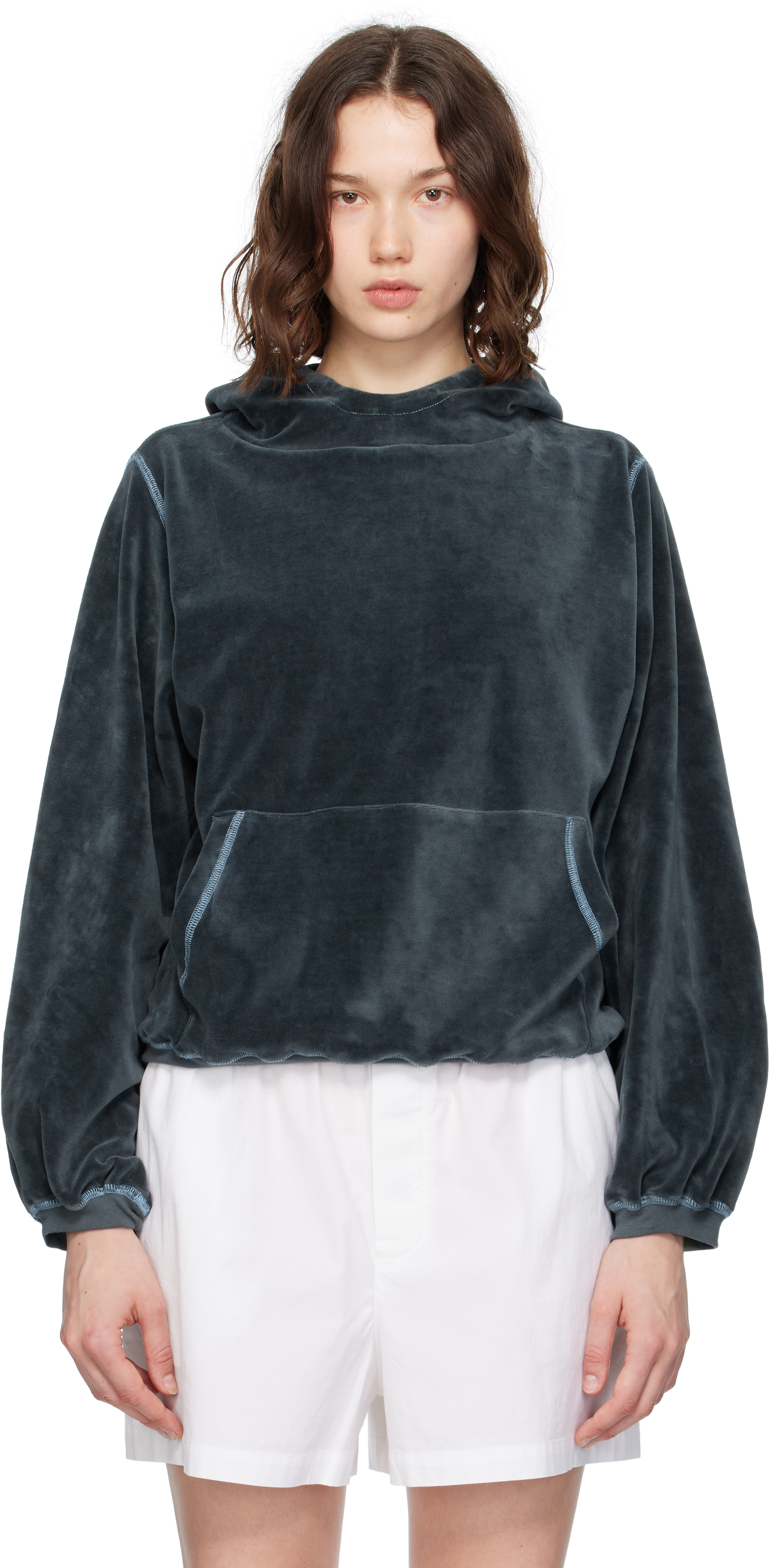 Blue Pillow Hoodie