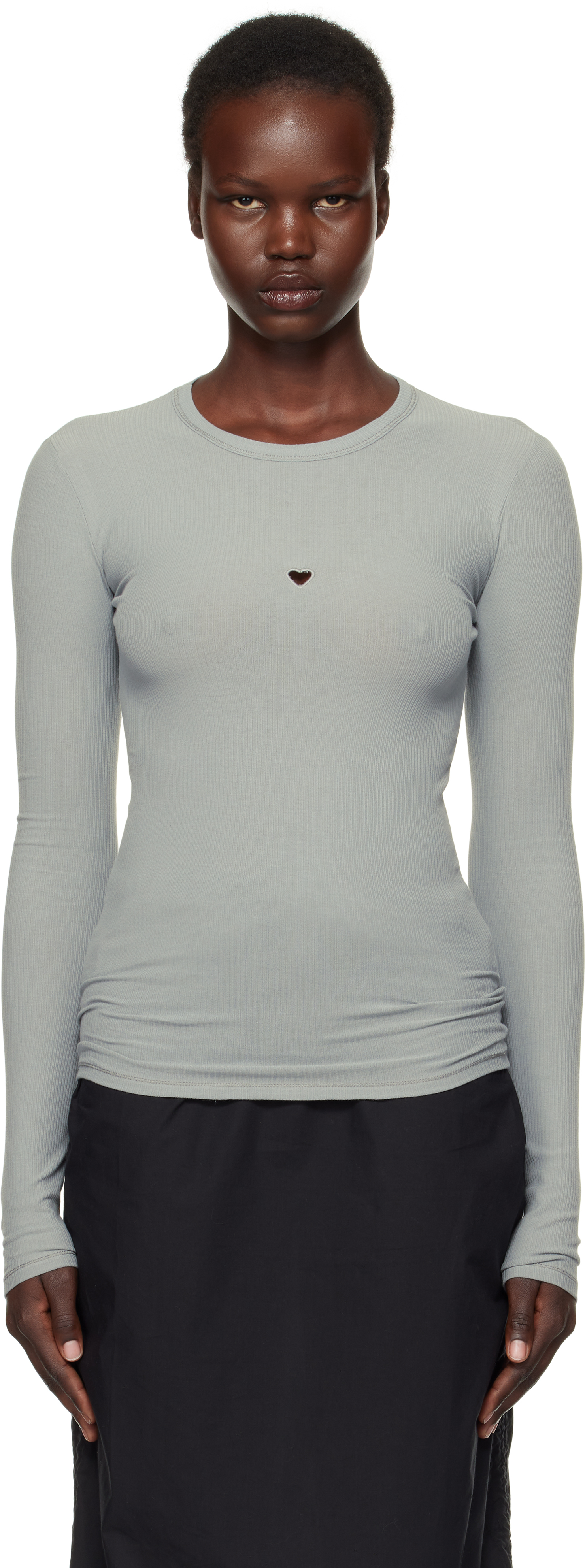 Blue Heart Long Sleeve T-shirt