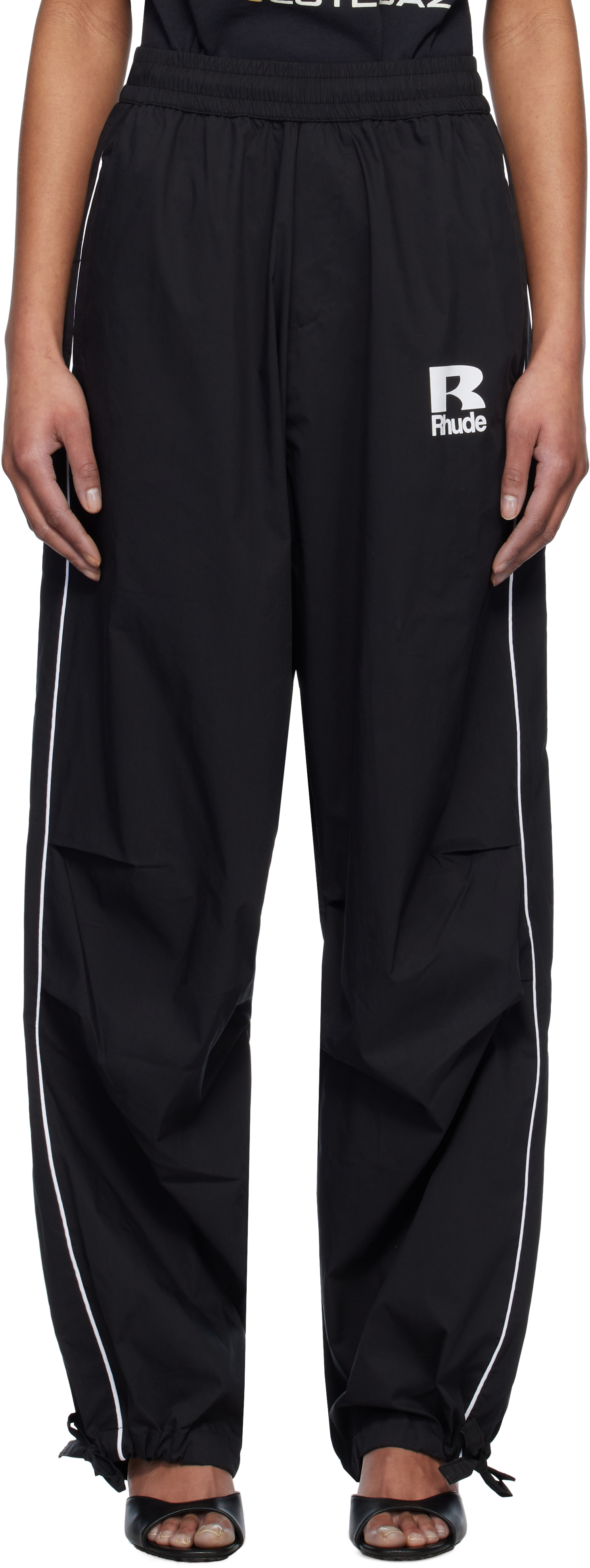 【Raucohouse】Earth track piping string pants Raucohouse