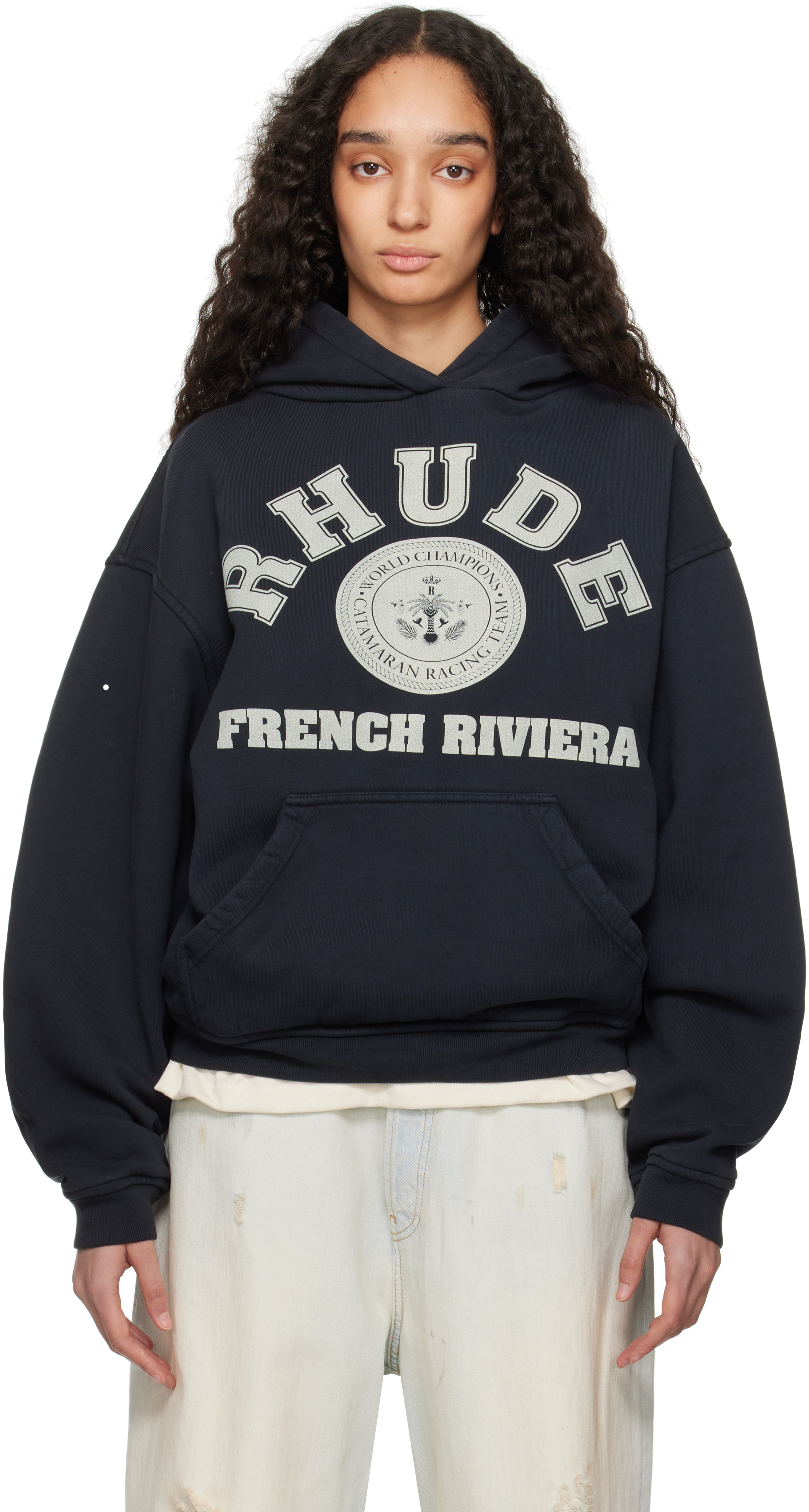 Black 'French Riviera' Hoodie