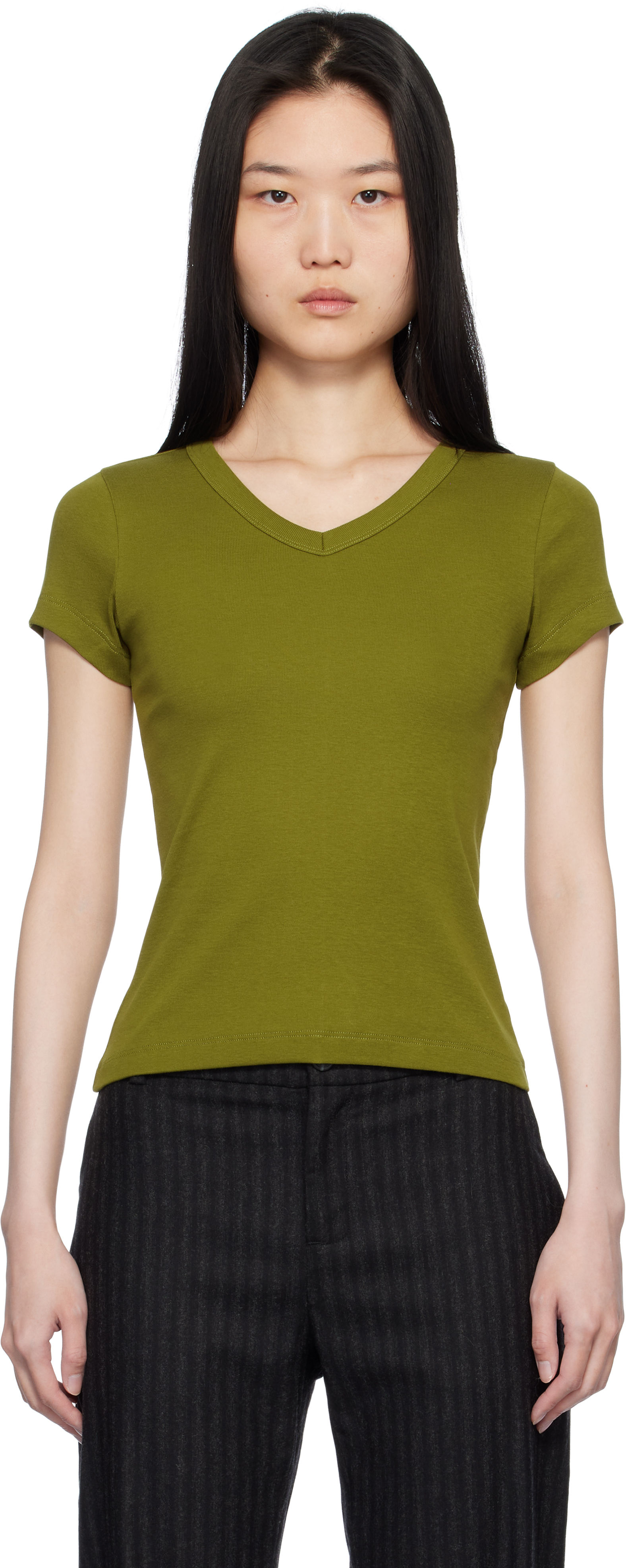 tシャツ FLORE FLORE JILL BABY TEE レディース FLORE FLORE Jill Baby Tee in Black | FWRD