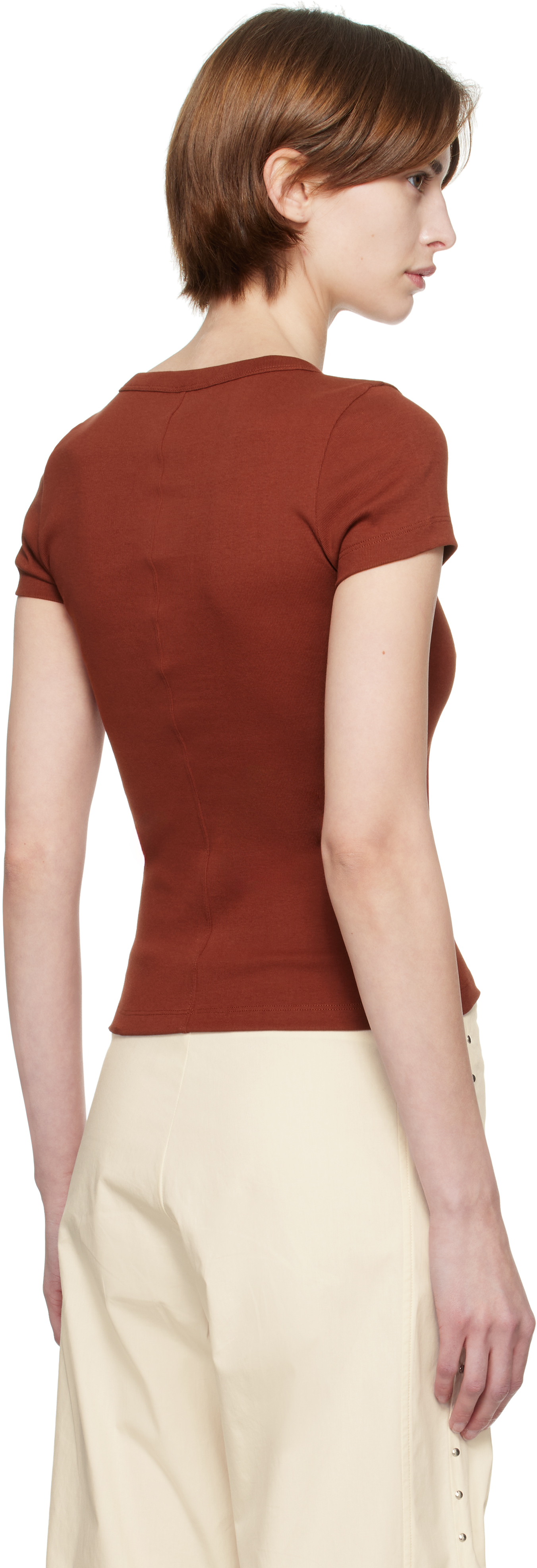 Flore Flore Red Jill Baby T-shirt In Syrah