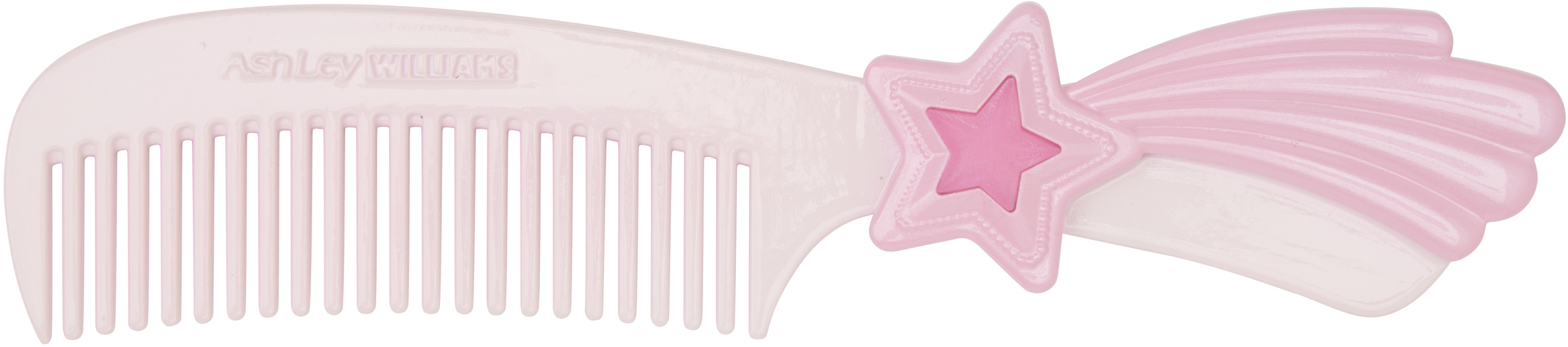 Ashley Williamsのピンク Shooting Star Comb ヘアクリップが