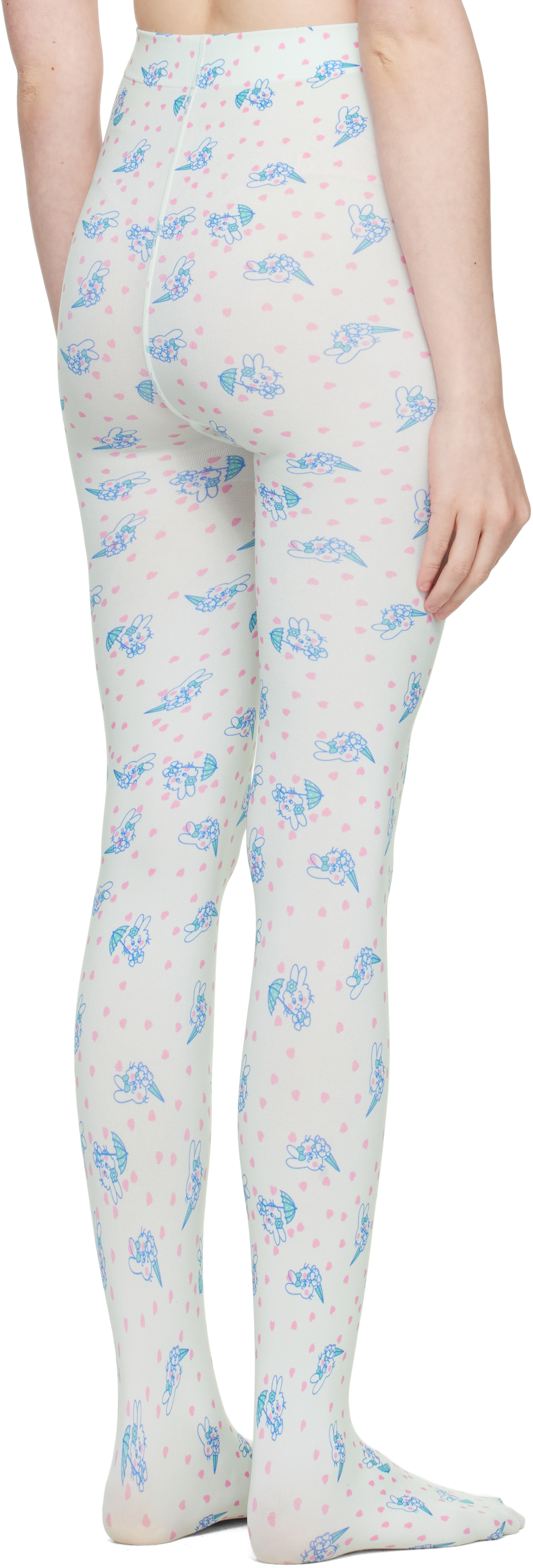 ASHLEY WILLIAMS WHITE BUNNY TIGHTS 