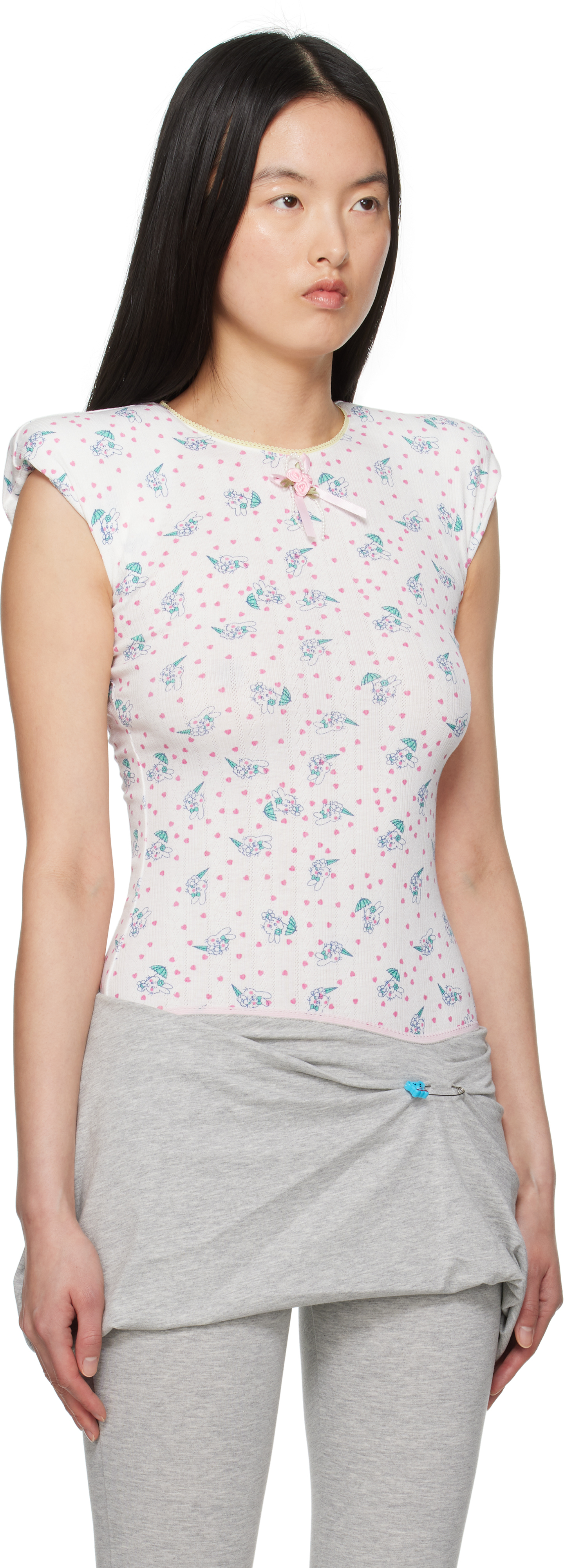 ASHLEY WILLIAMS WHITE BABY BODYSUIT