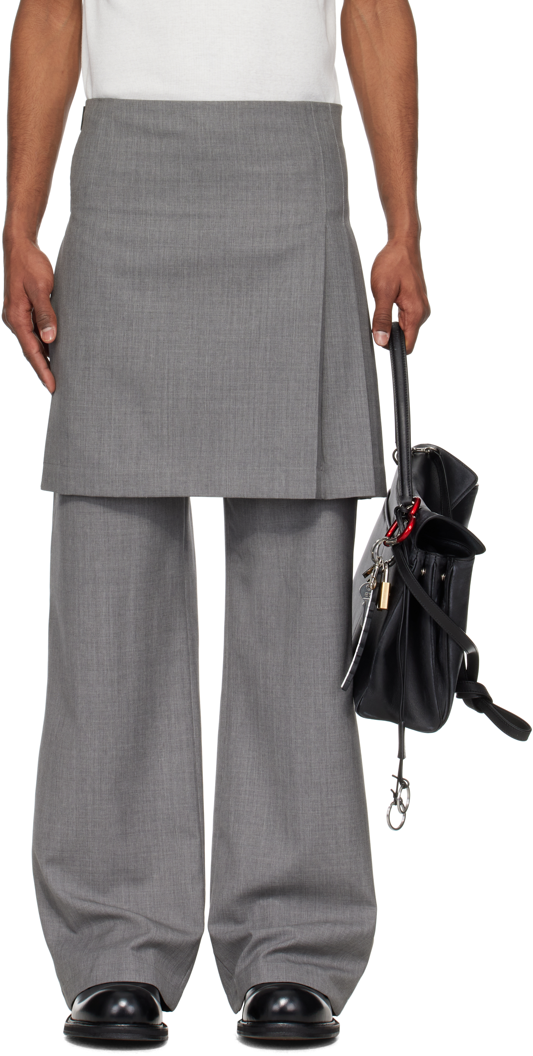 Gray Kilt Trousers