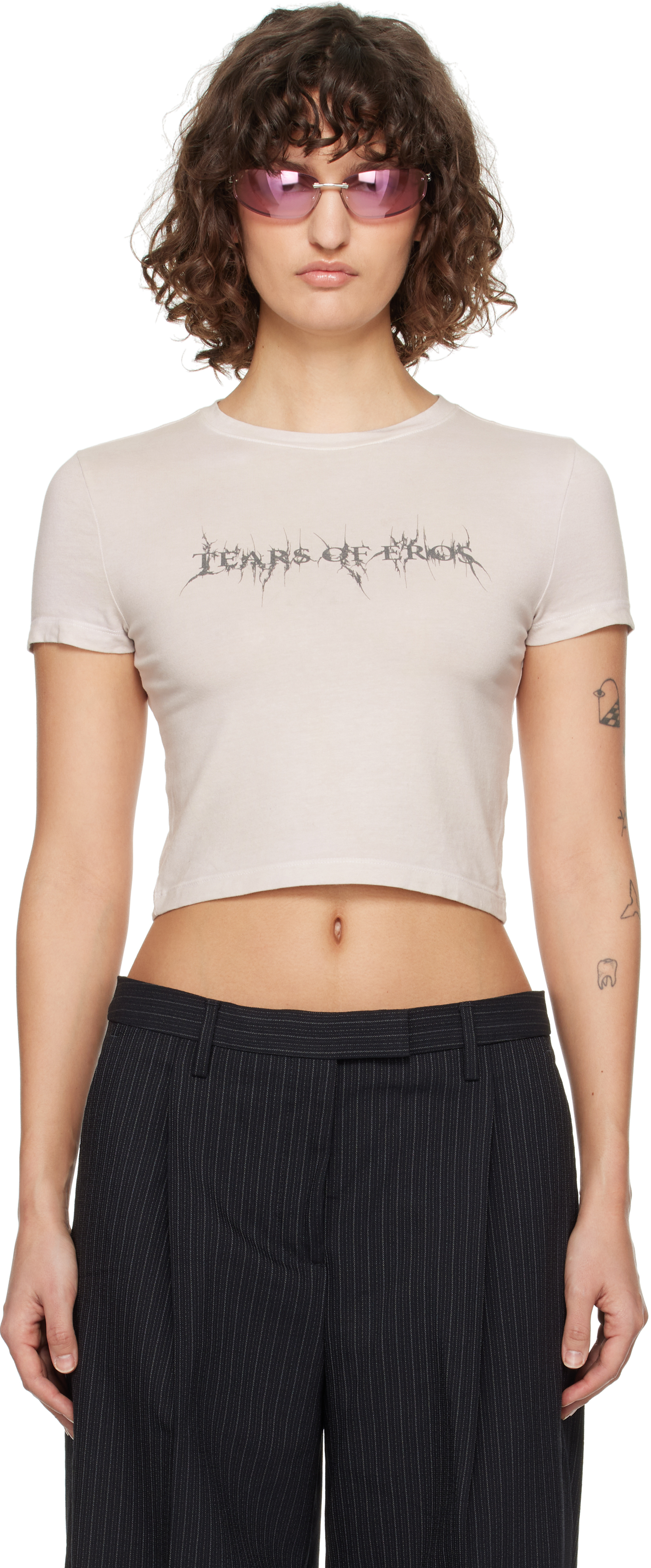 【関税込み】LIZA KEANE グレー l Tシャツ Liza Keane t-shirts for Women | SSENSE
