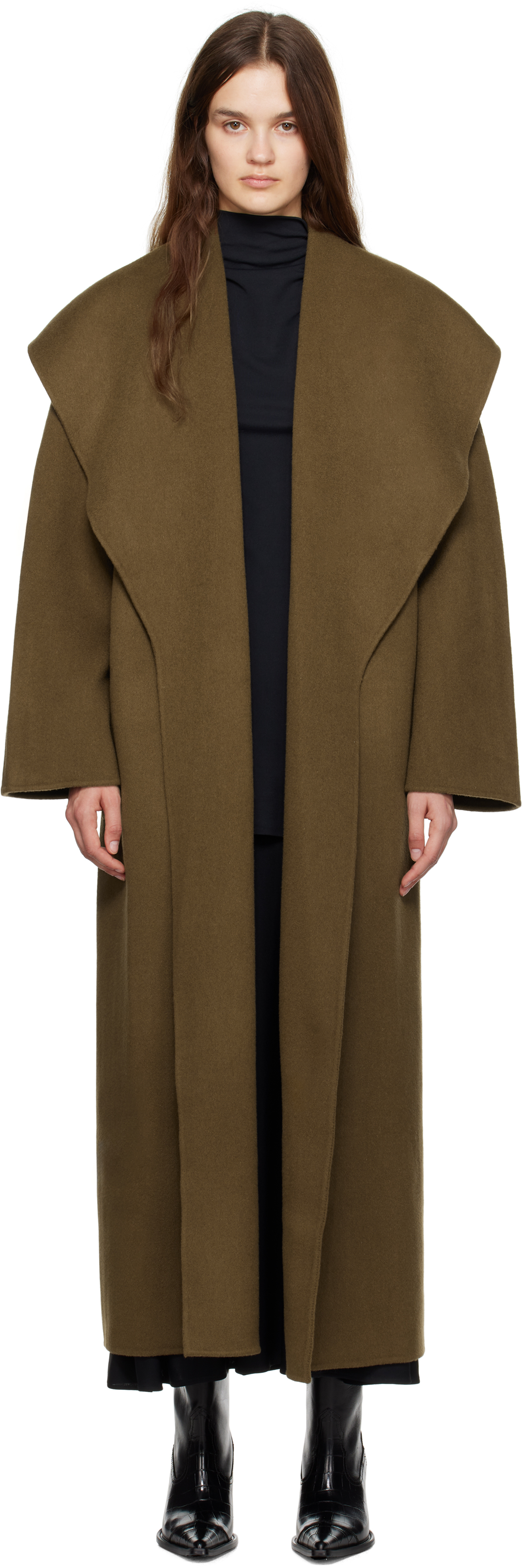 Shop Tove Khaki Ondine Coat