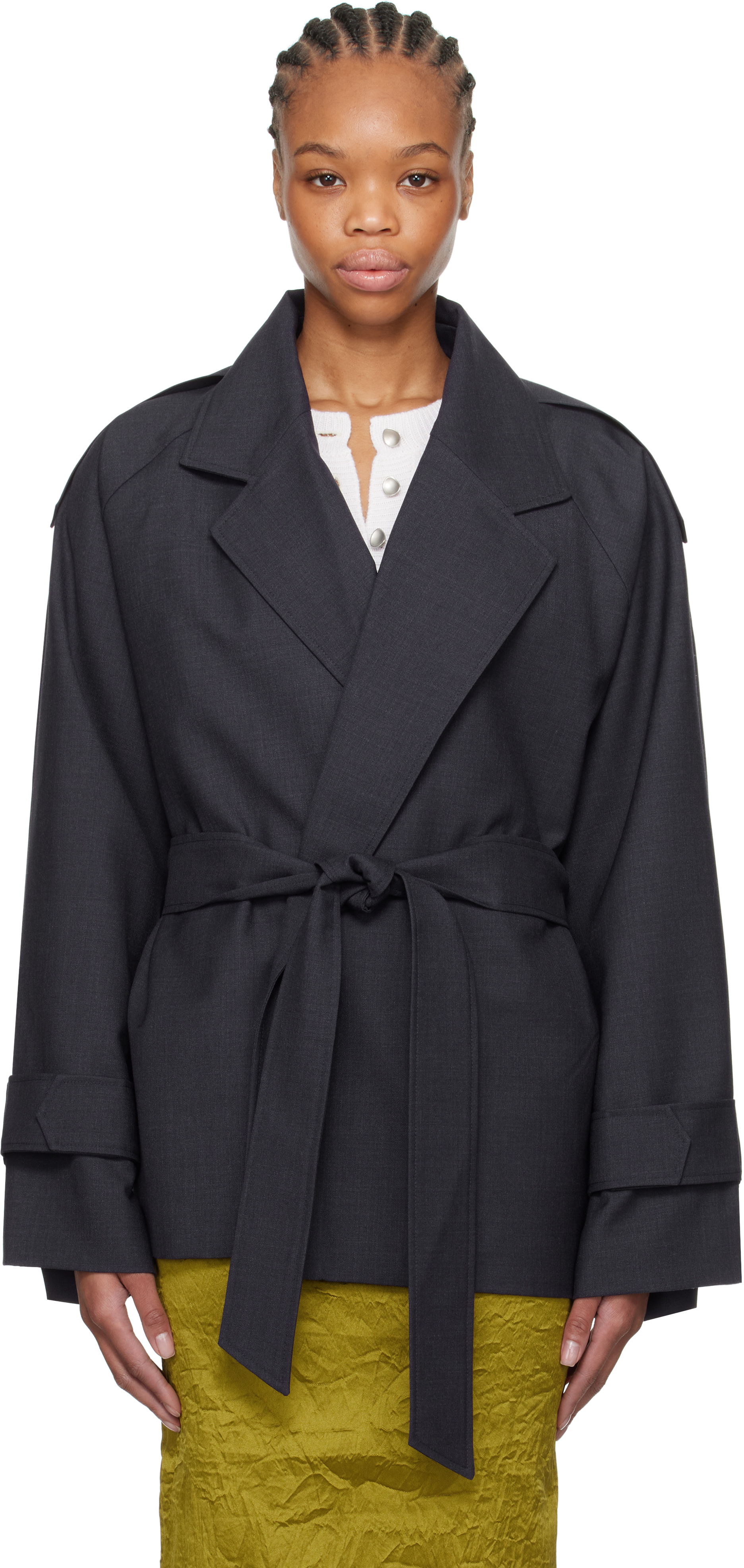 Tove Navy Tate Jacket