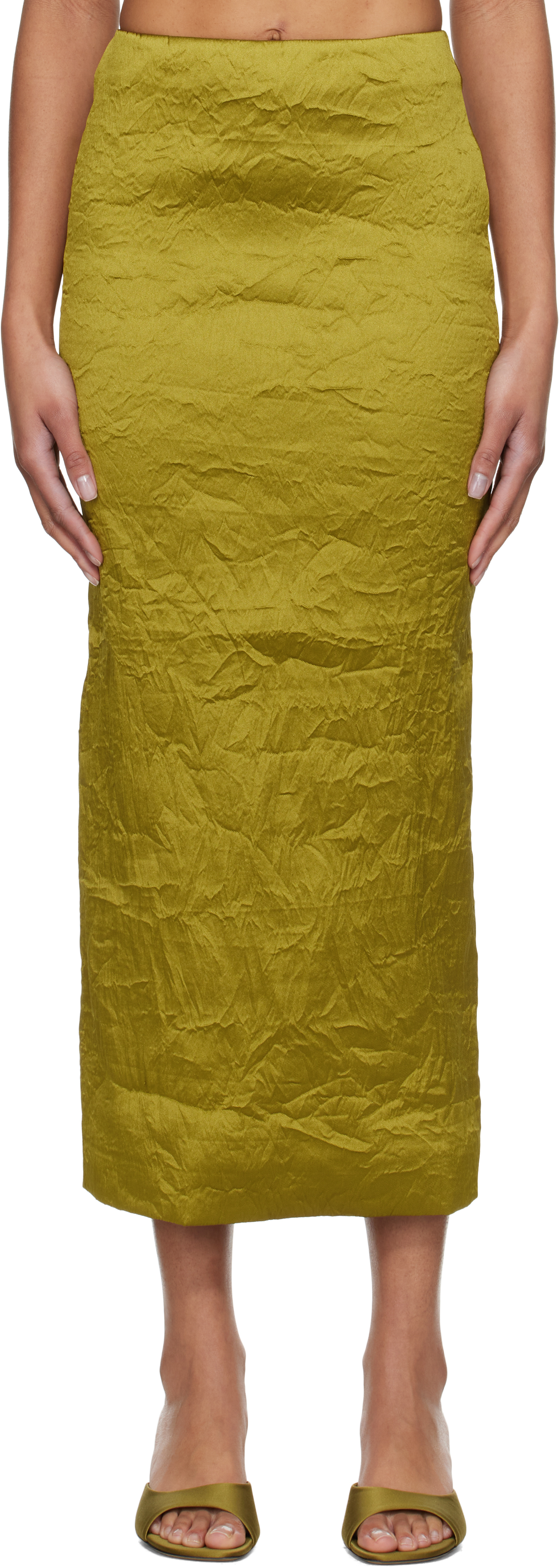 Gold Alma Maxi Skirt