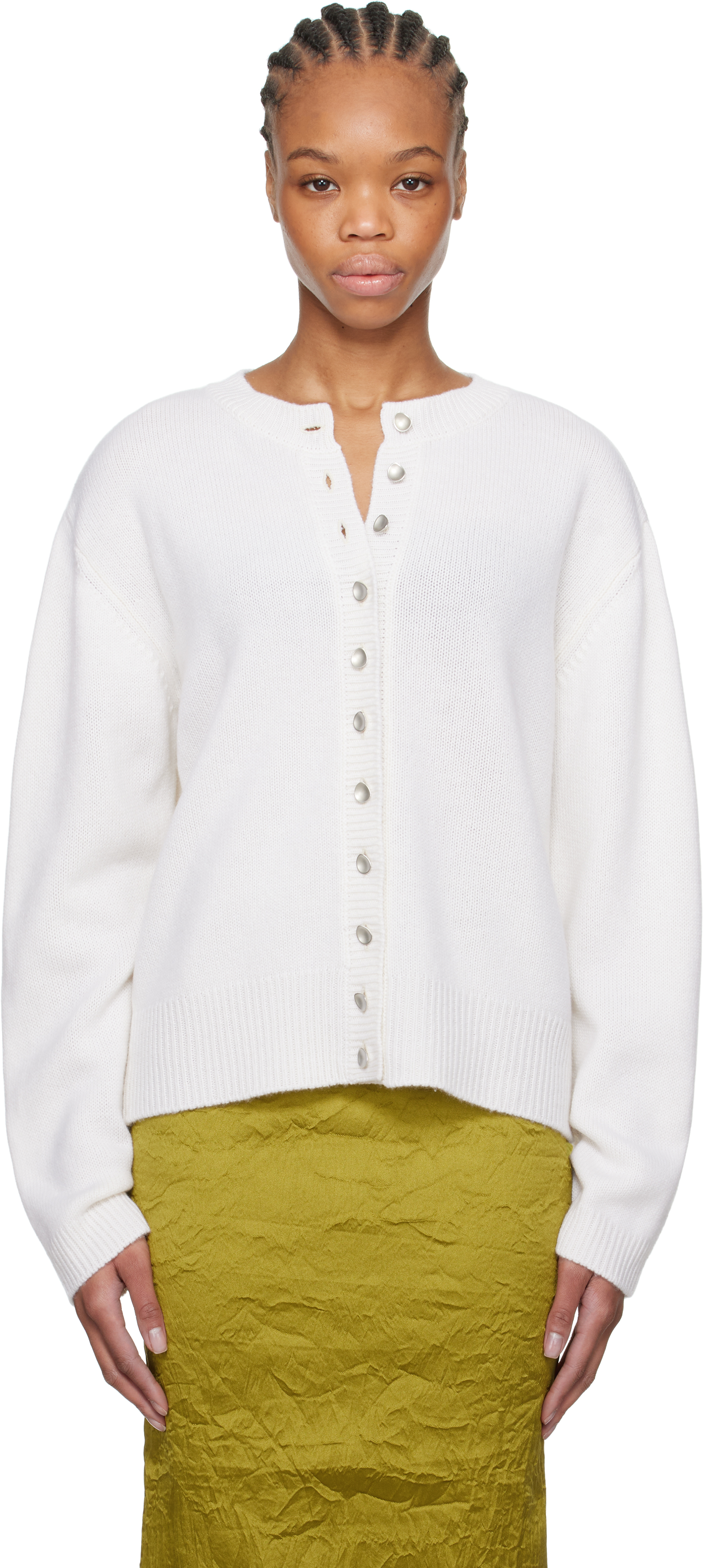 Tove Off-white Nila Cardigan In Soft White