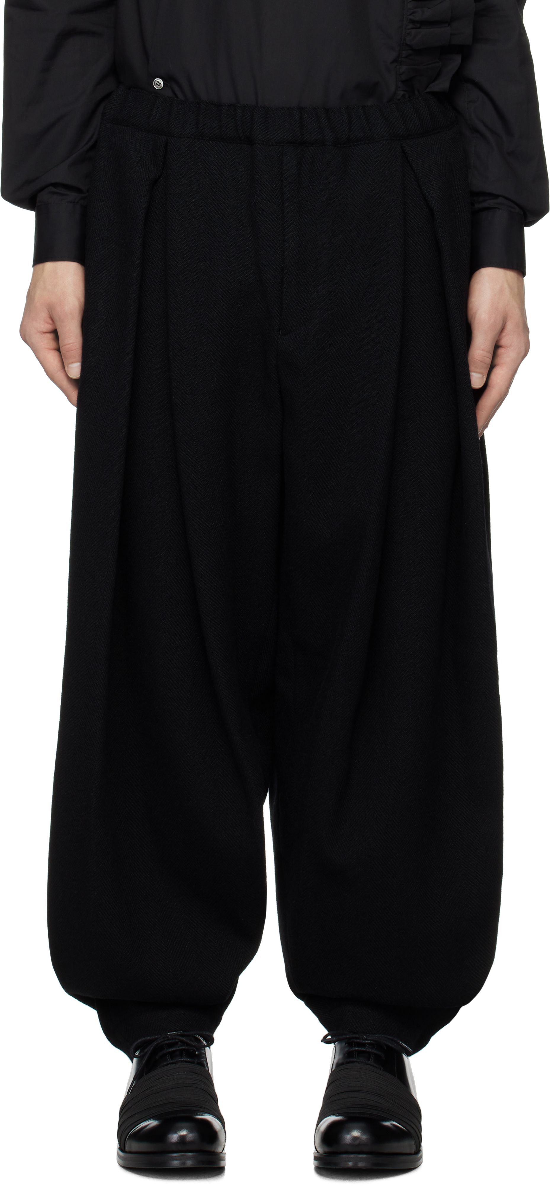 Black Balloon Trousers