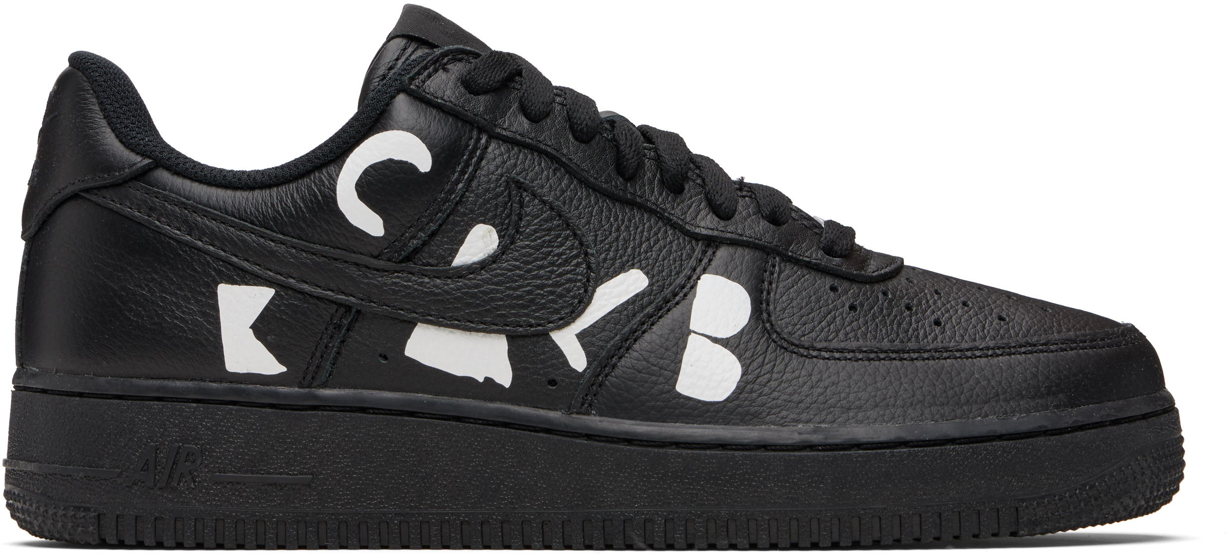 Black Comme des Garçons: Black Nike Edition Air Force 1 Low Black Comme des Garçons: Black Nike Edition Air Force 1 Low