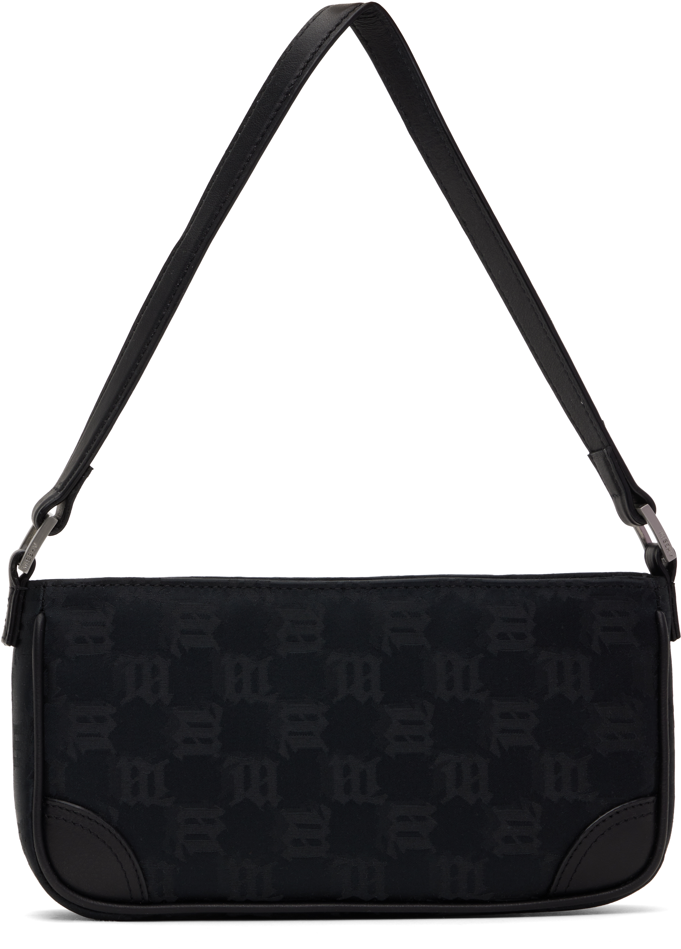 Black Jacquard Monogram 90s Mini Bag