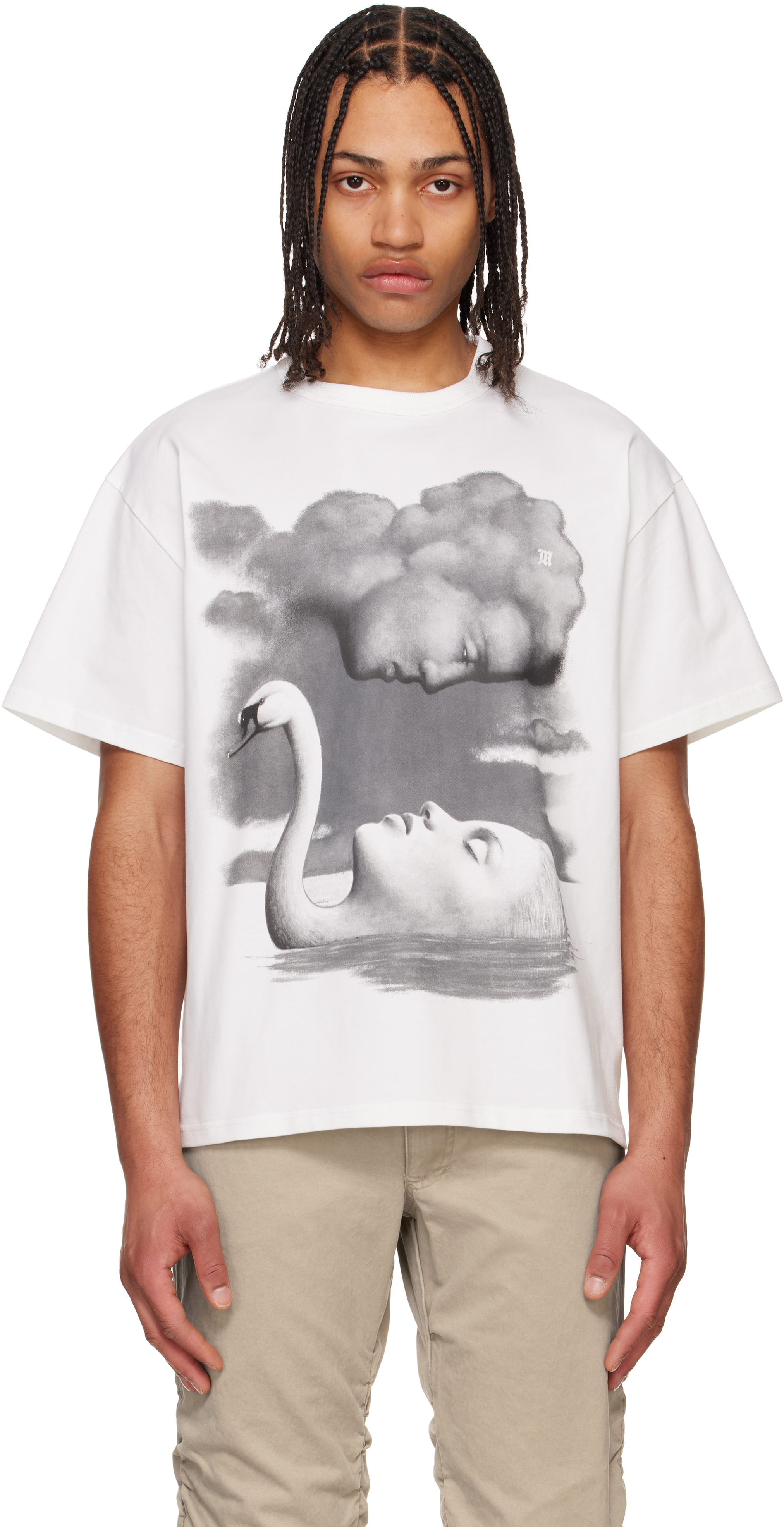 【関税込み】MISBHV ホワイト La Donna Del Lago Tシャツ La Donna Del Lago T-Shirt