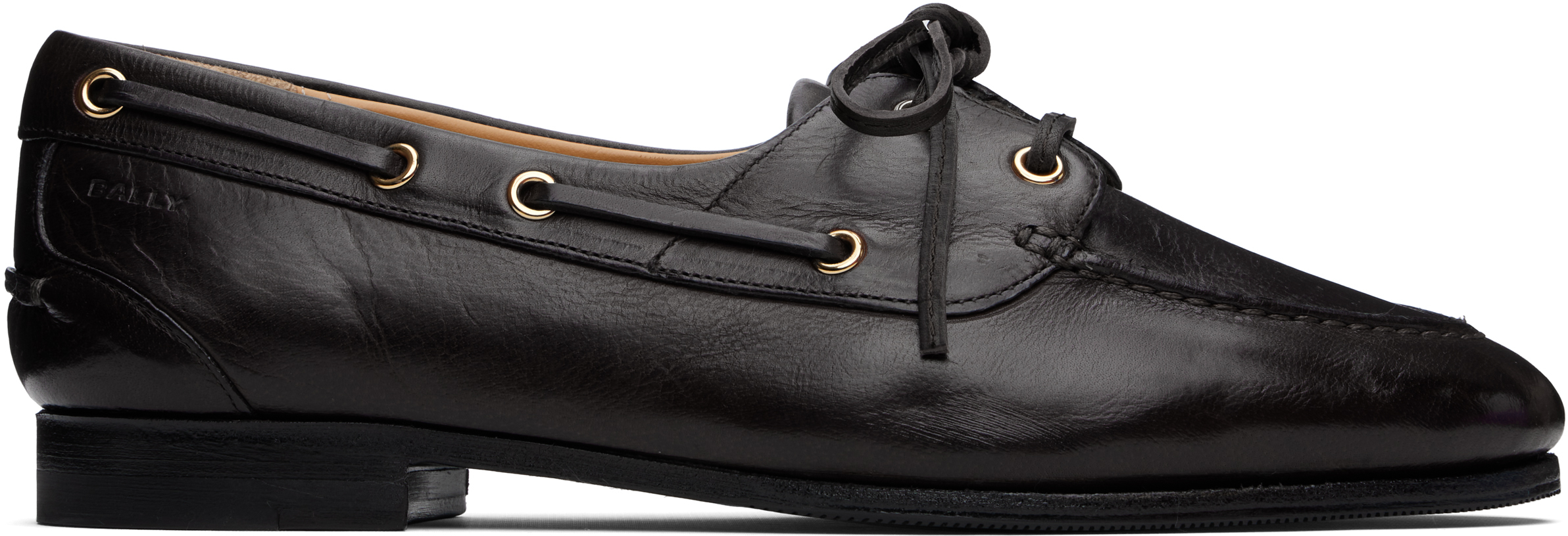 Shop Bally Black Plume Derbys In U901 - Black