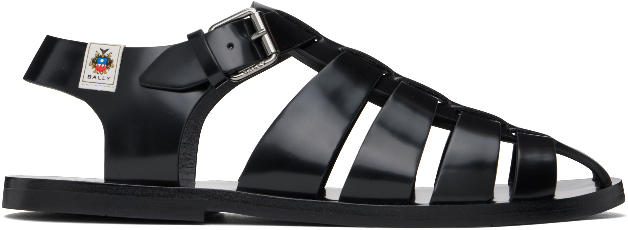【関税込み】Bally ブラック Corys サンダル Bally: Black Corys Sandals | SSENSE