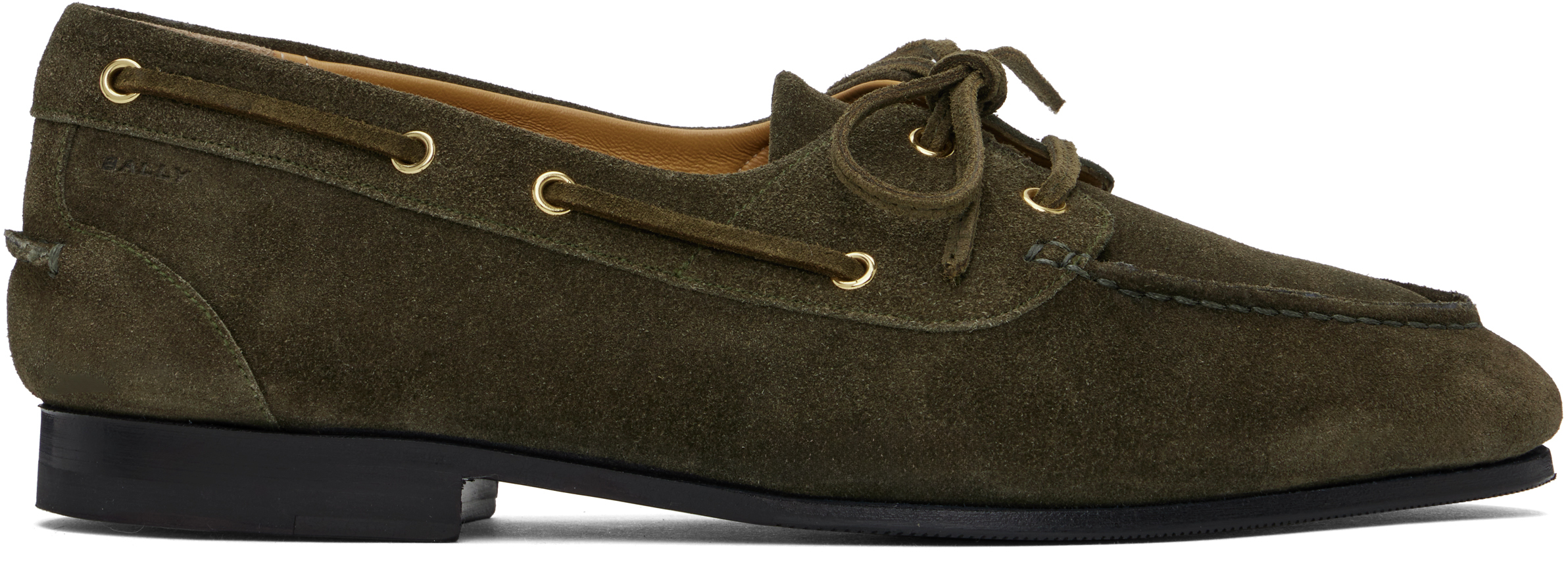 Khaki Plume Boat Shoes