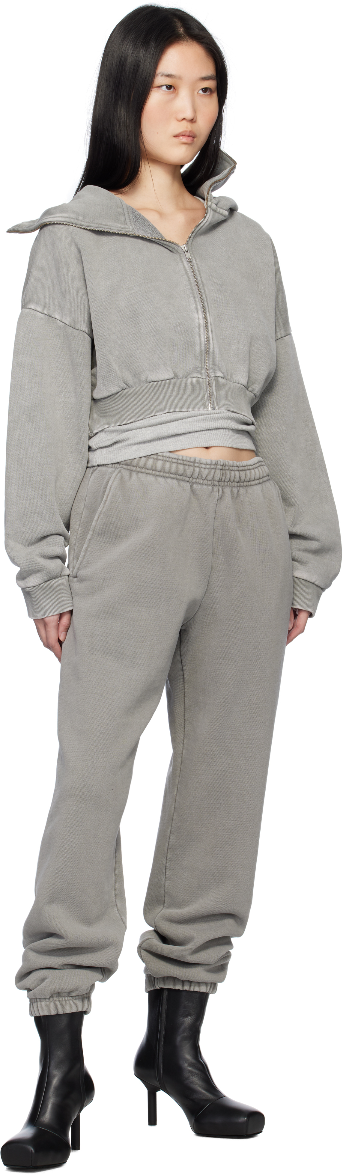 Entire Studios Gray Heavy Sweatpants In Rhino
