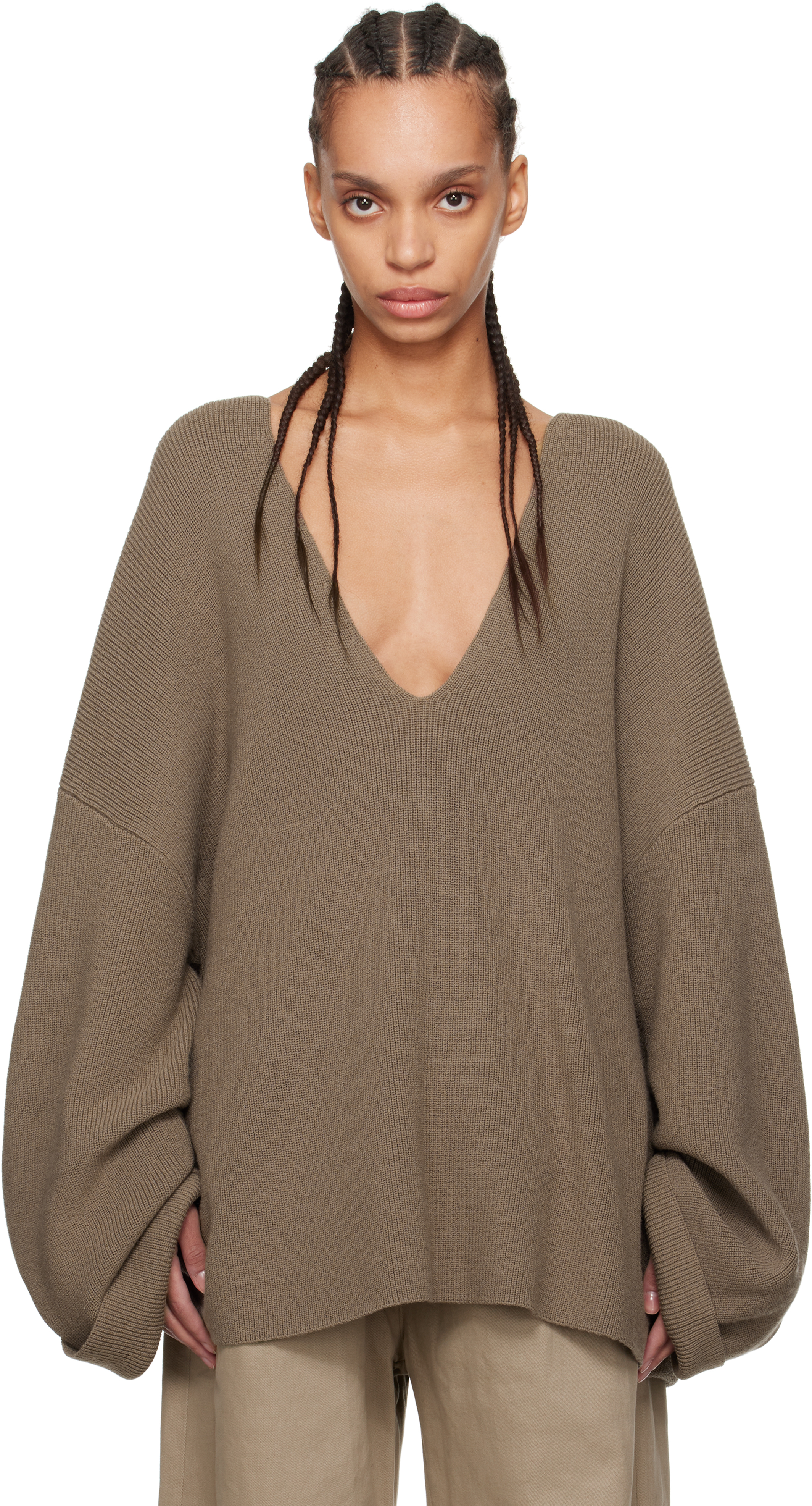 Taupe Dormer Sweater