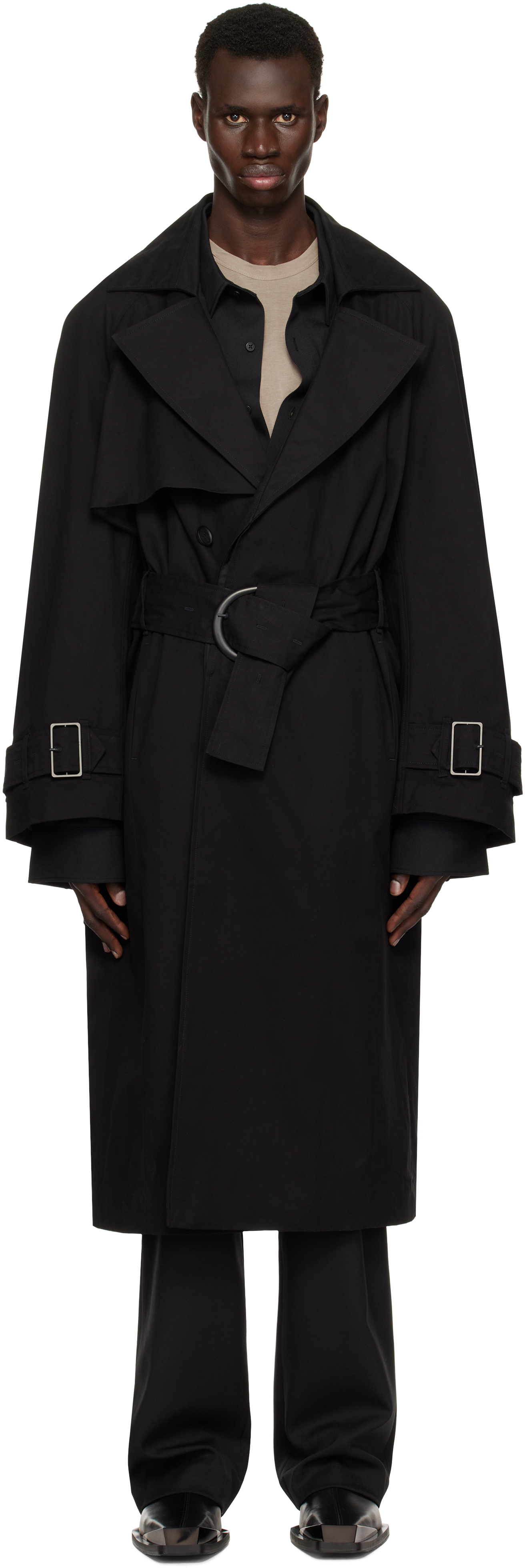 Black Goodman Trench Coat