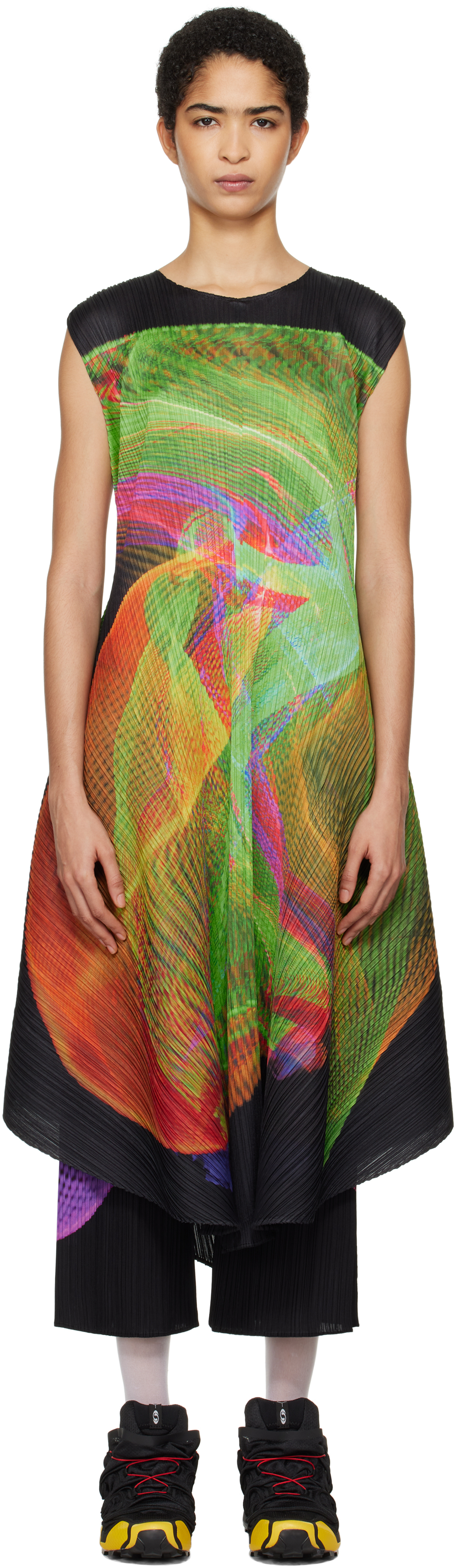 Multicolor Spectrum Maxi Dress