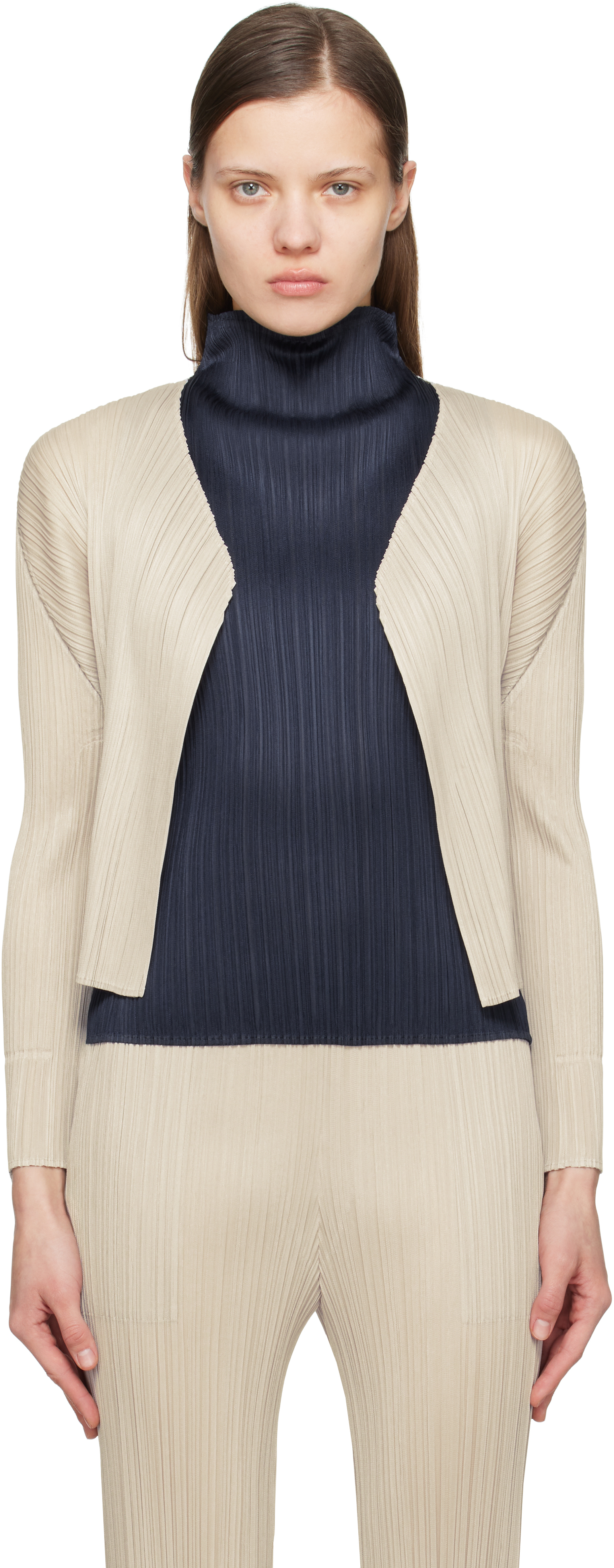 Navy New Colorful Basics 4 Cardigan