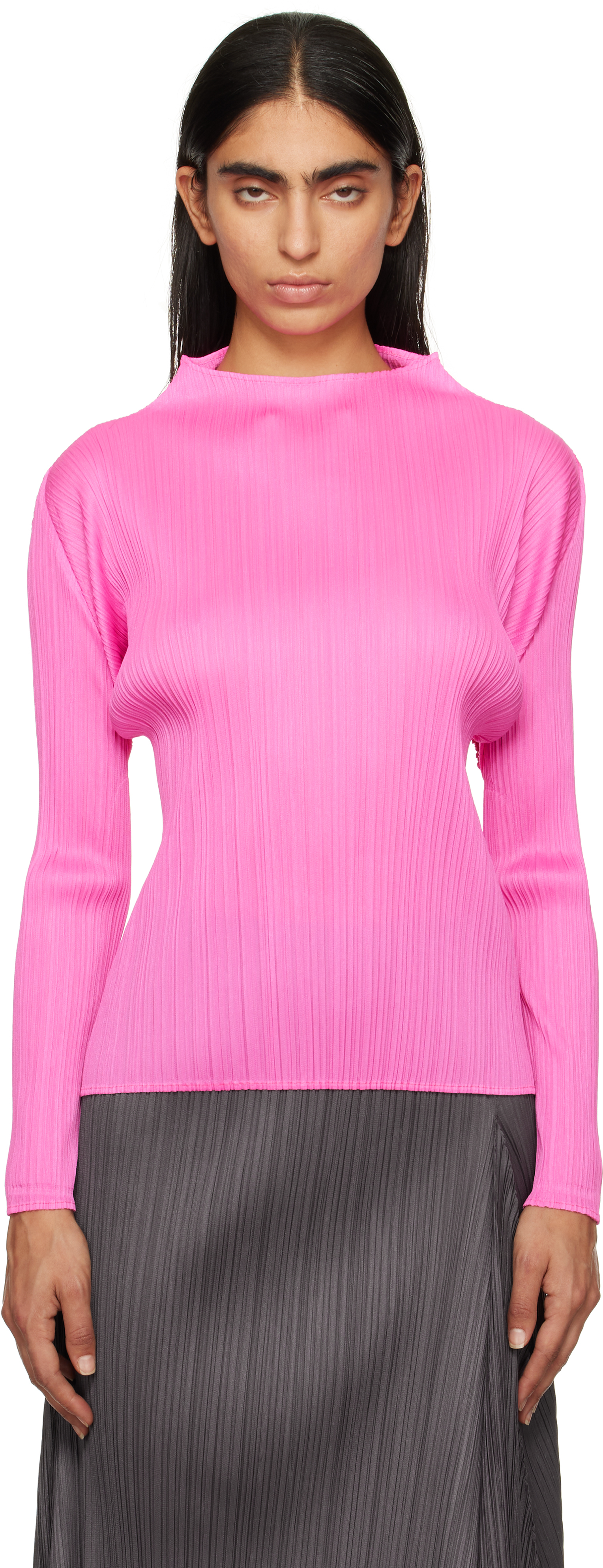 Pink Monthly Colors October Turtleneck