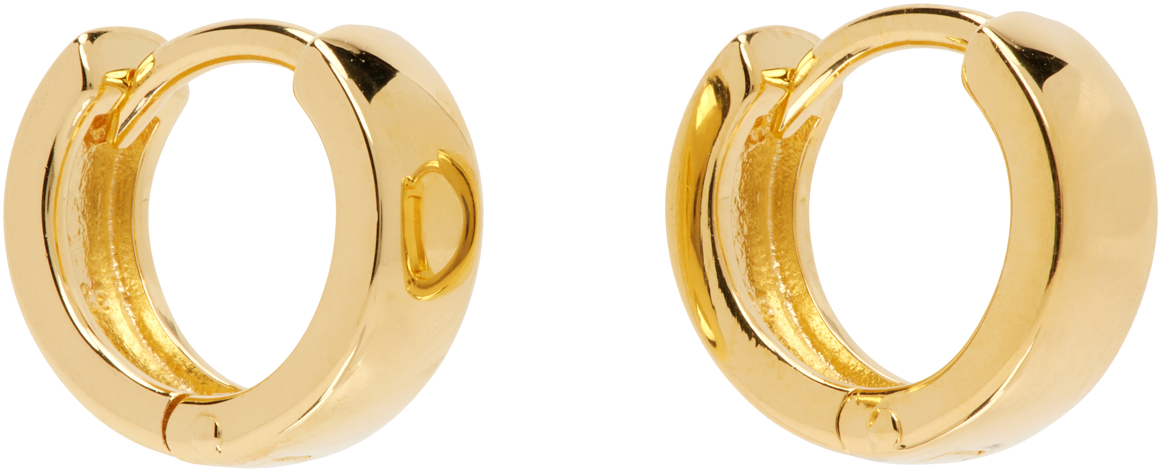 SOPHIE BUHAI GOLD MEDIUM EDO HOOP EARRINGS