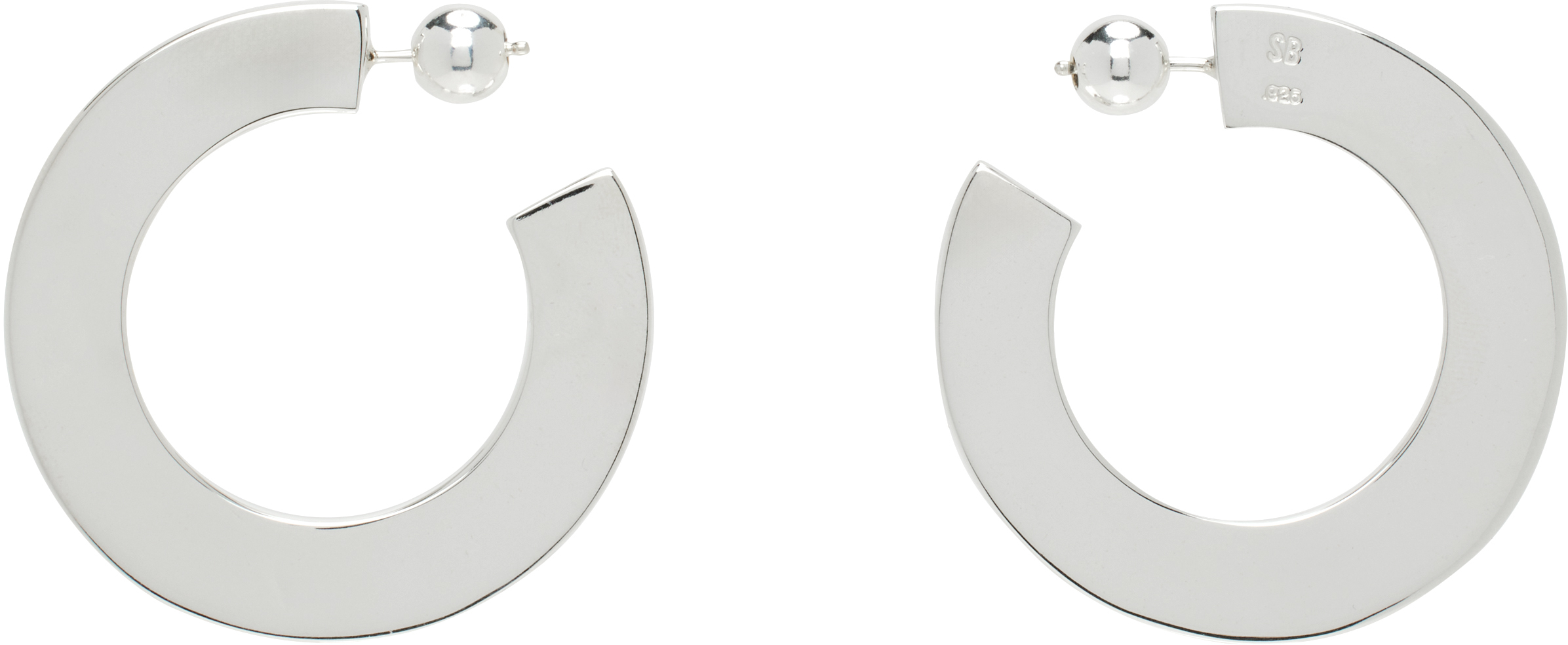 Silver Classic Hoop Earrings